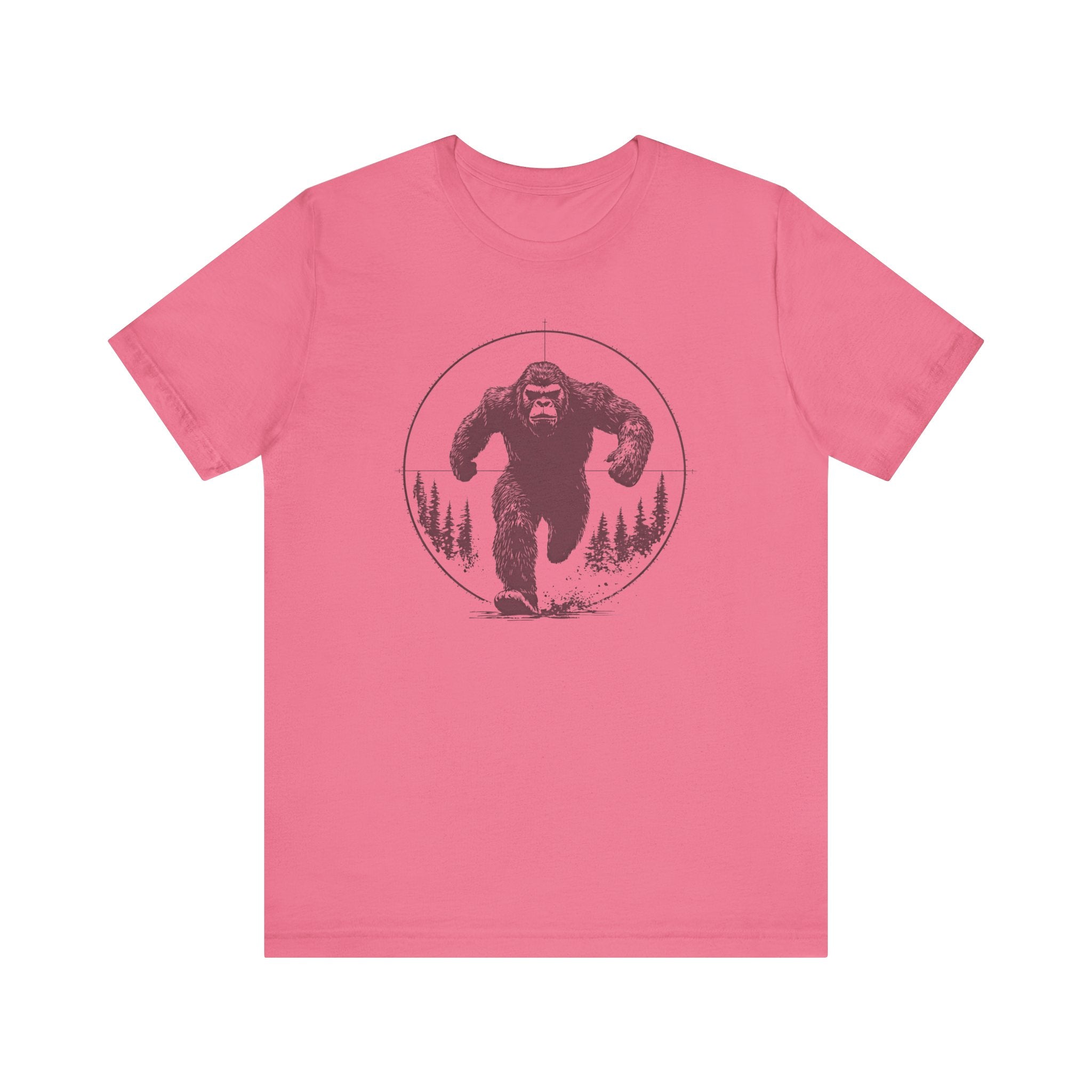 Bigfoot in Crosshairs T-Shirt Funny Adventure Design