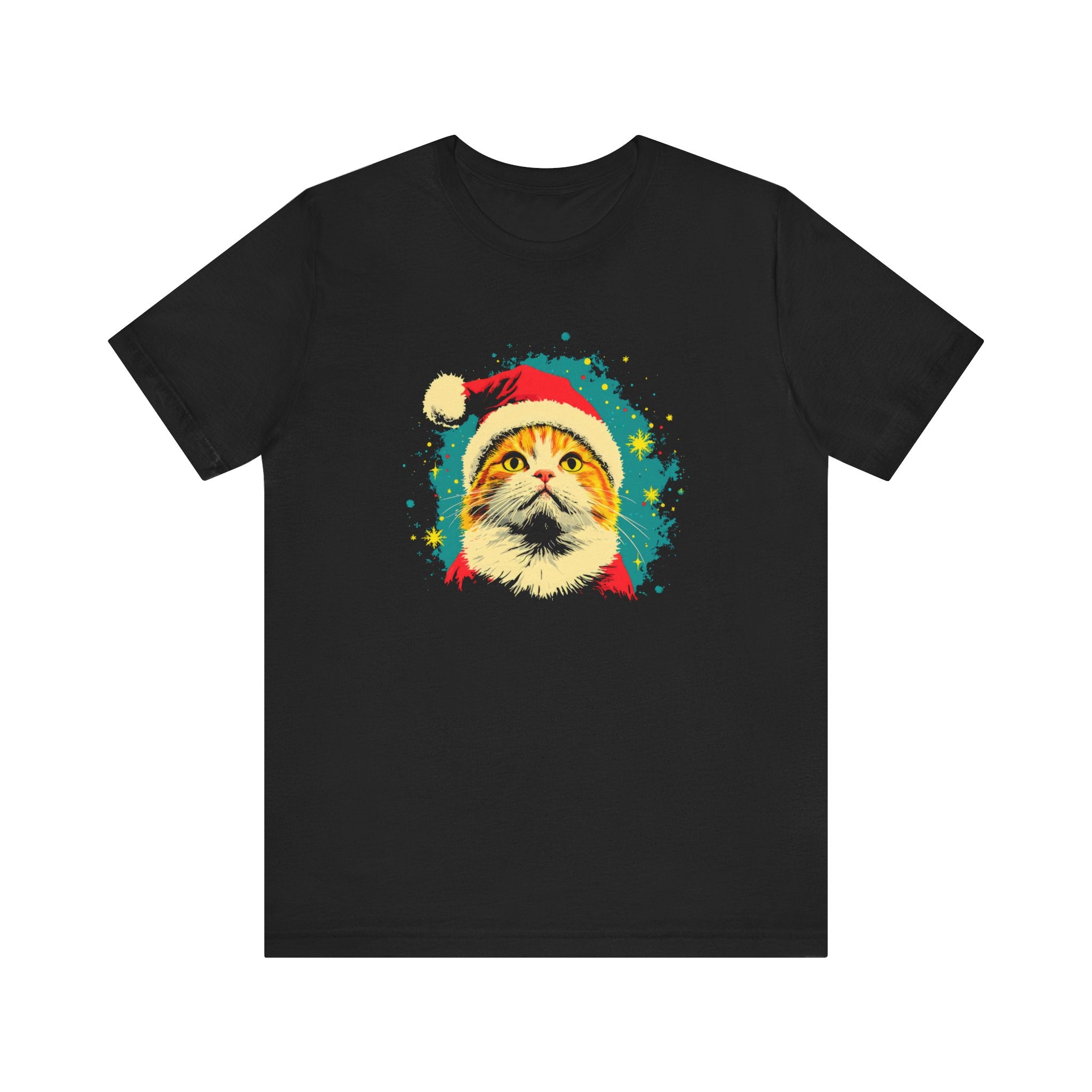 Festive Cat Christmas T-Shirt