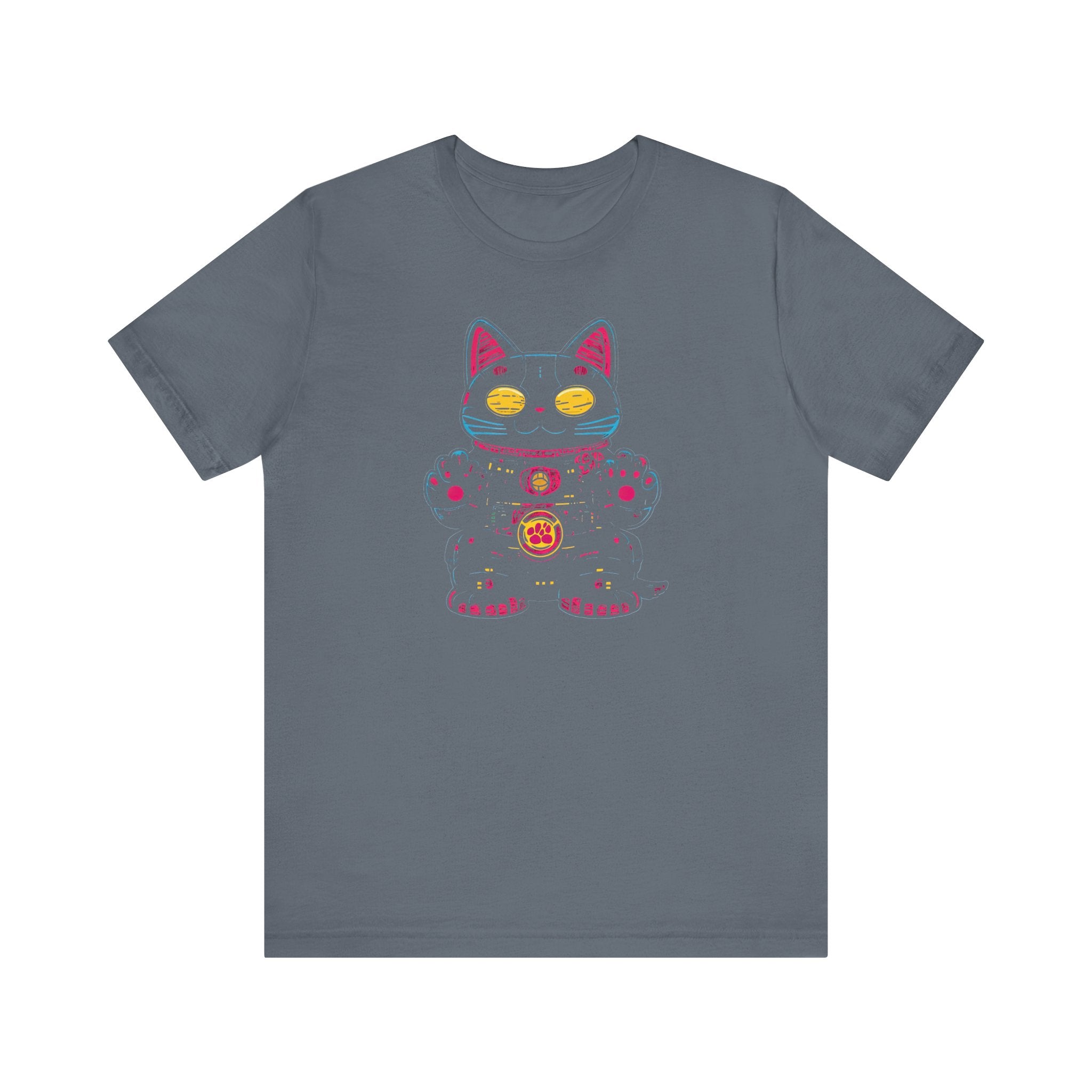 Neon Lucky Cat T-Shirt