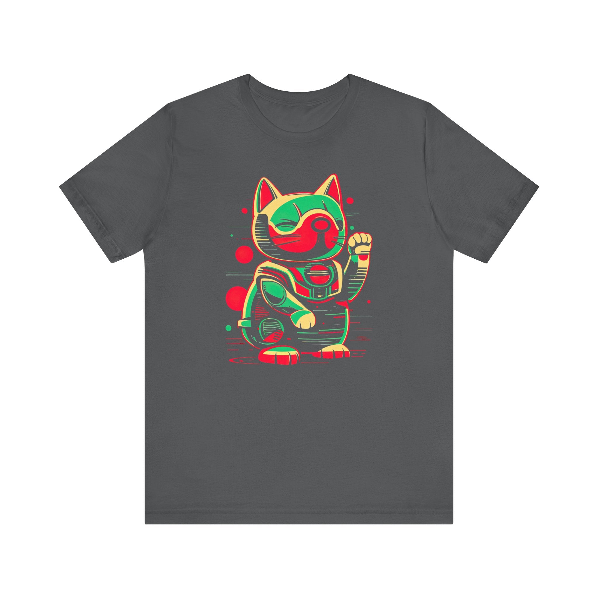 Neon Robo Cat T-Shirt