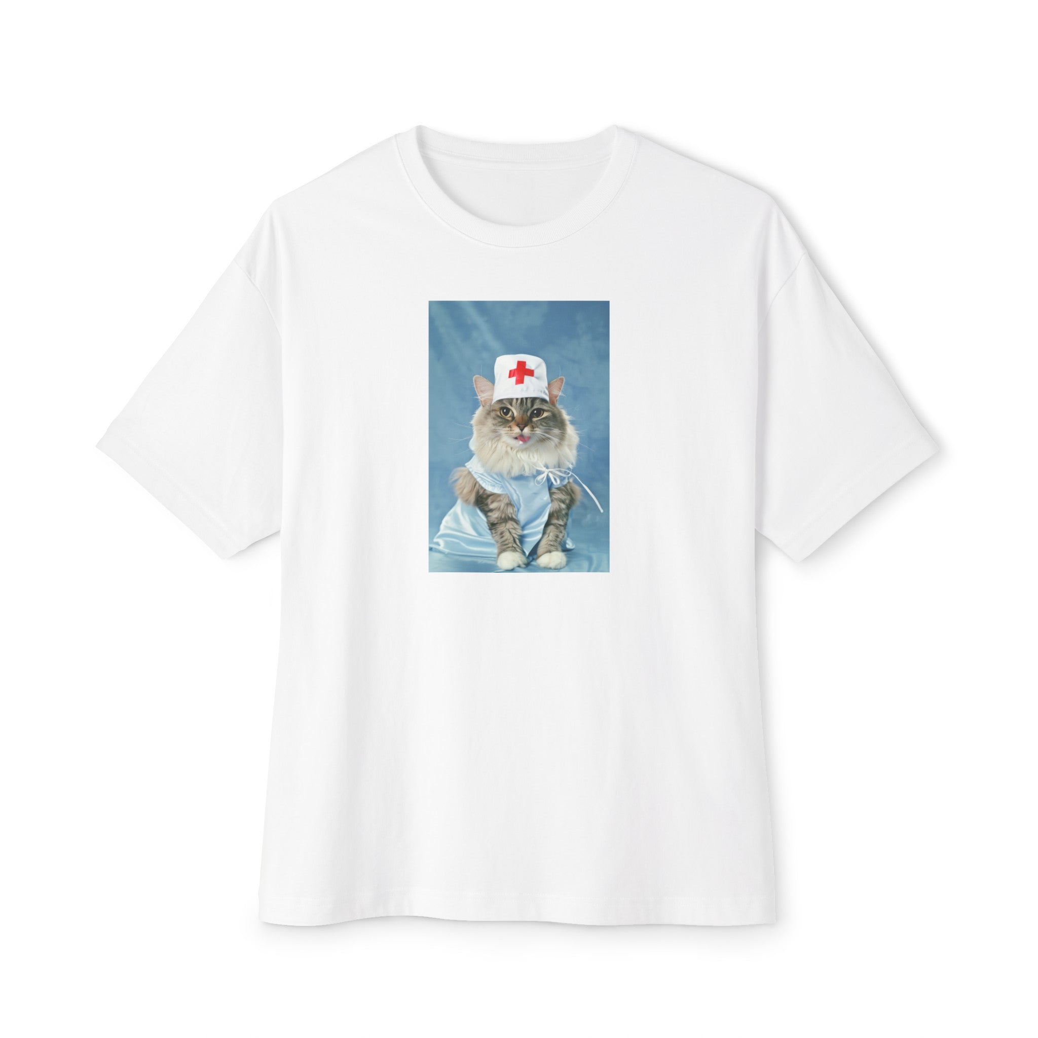 Cute Nurse Cat T-Shirt