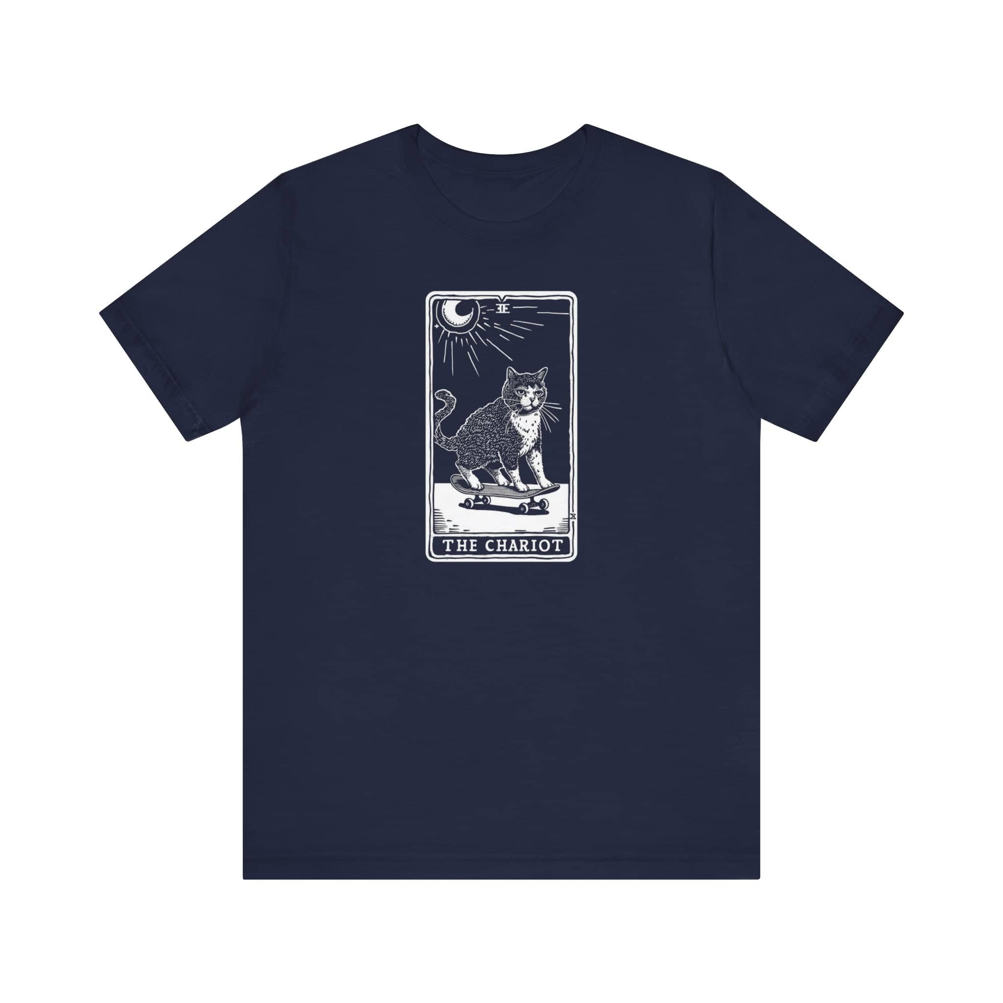 The Chariot Tarot Cat T-Shirt