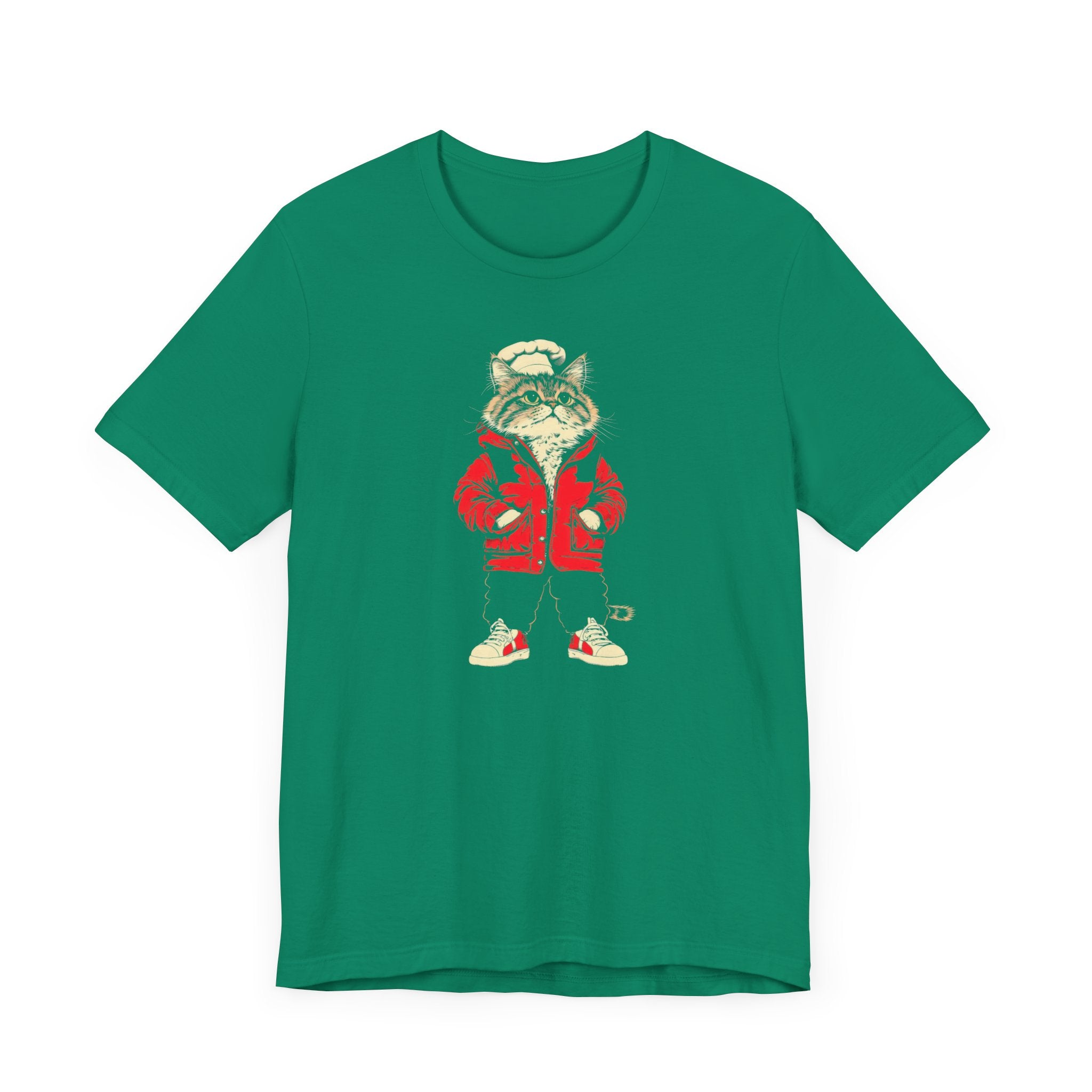 Chef Cat in Red Jacket Graphic Tee