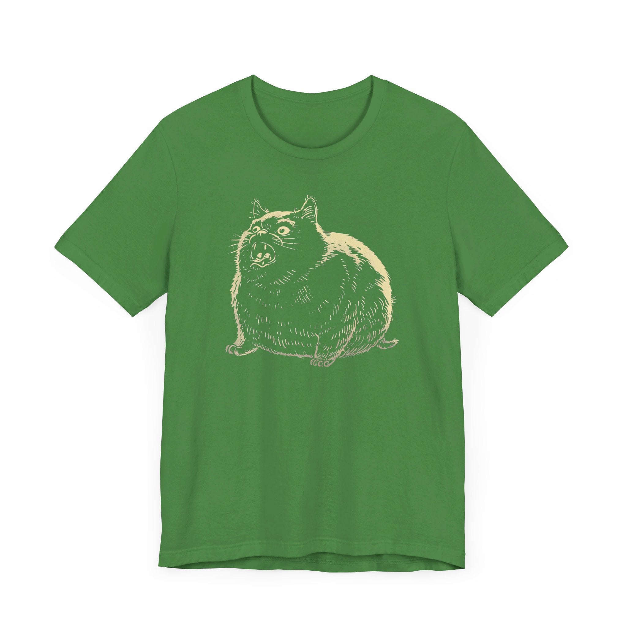 Angry Cat Vintage Style T-Shirt