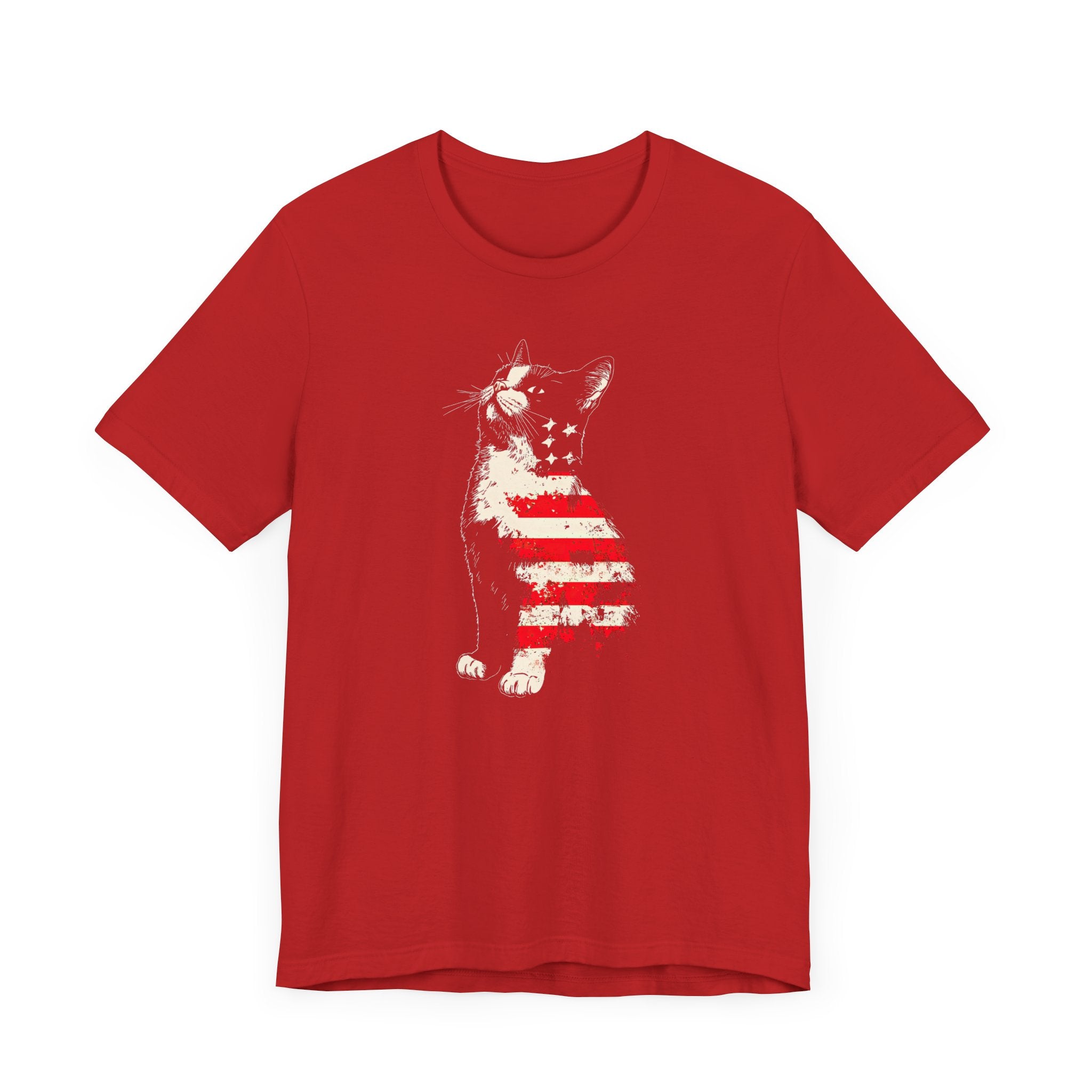 American Flag Cat T-Shirt