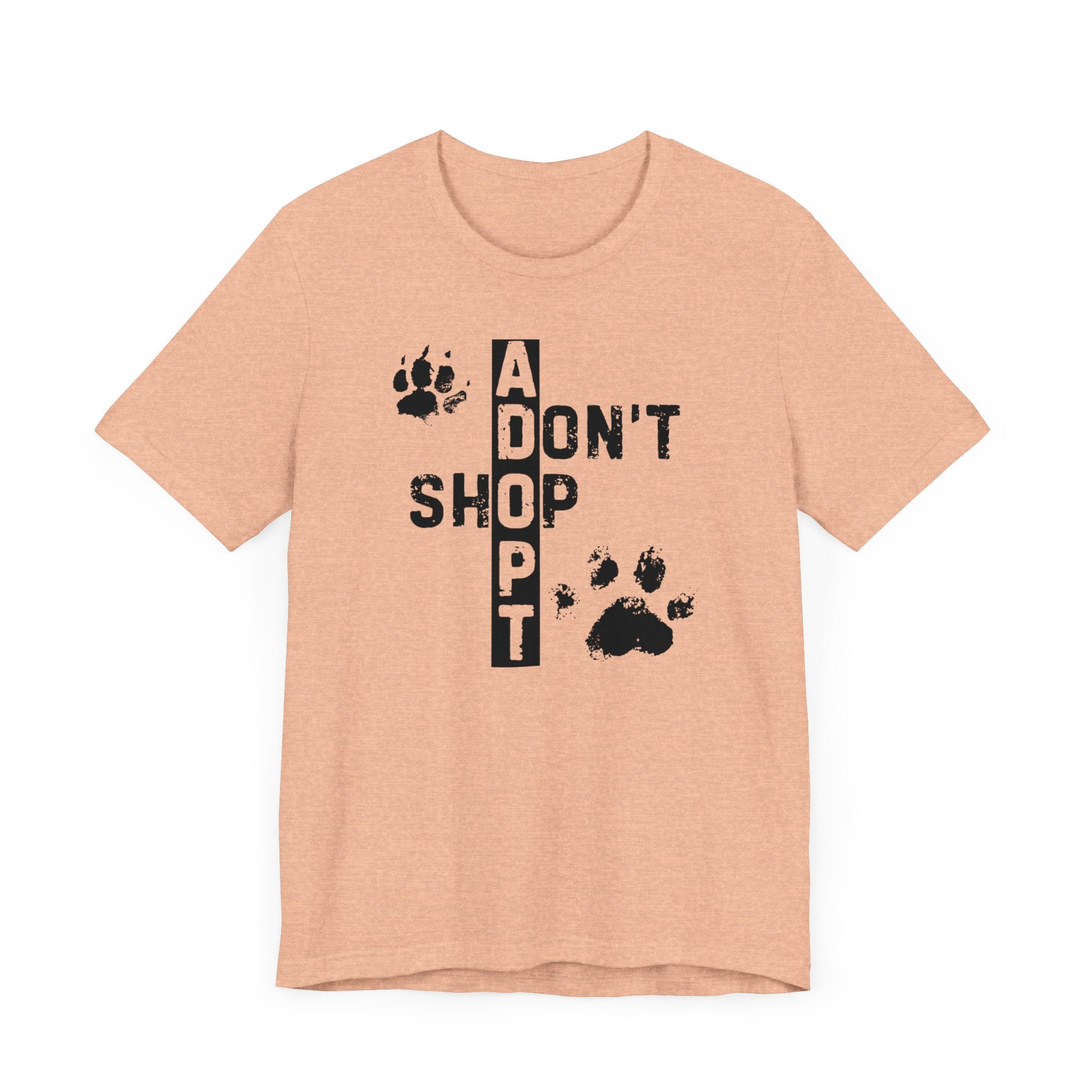 Adopt Don’t Shop T-Shirt - Paw Print Rescue Tee