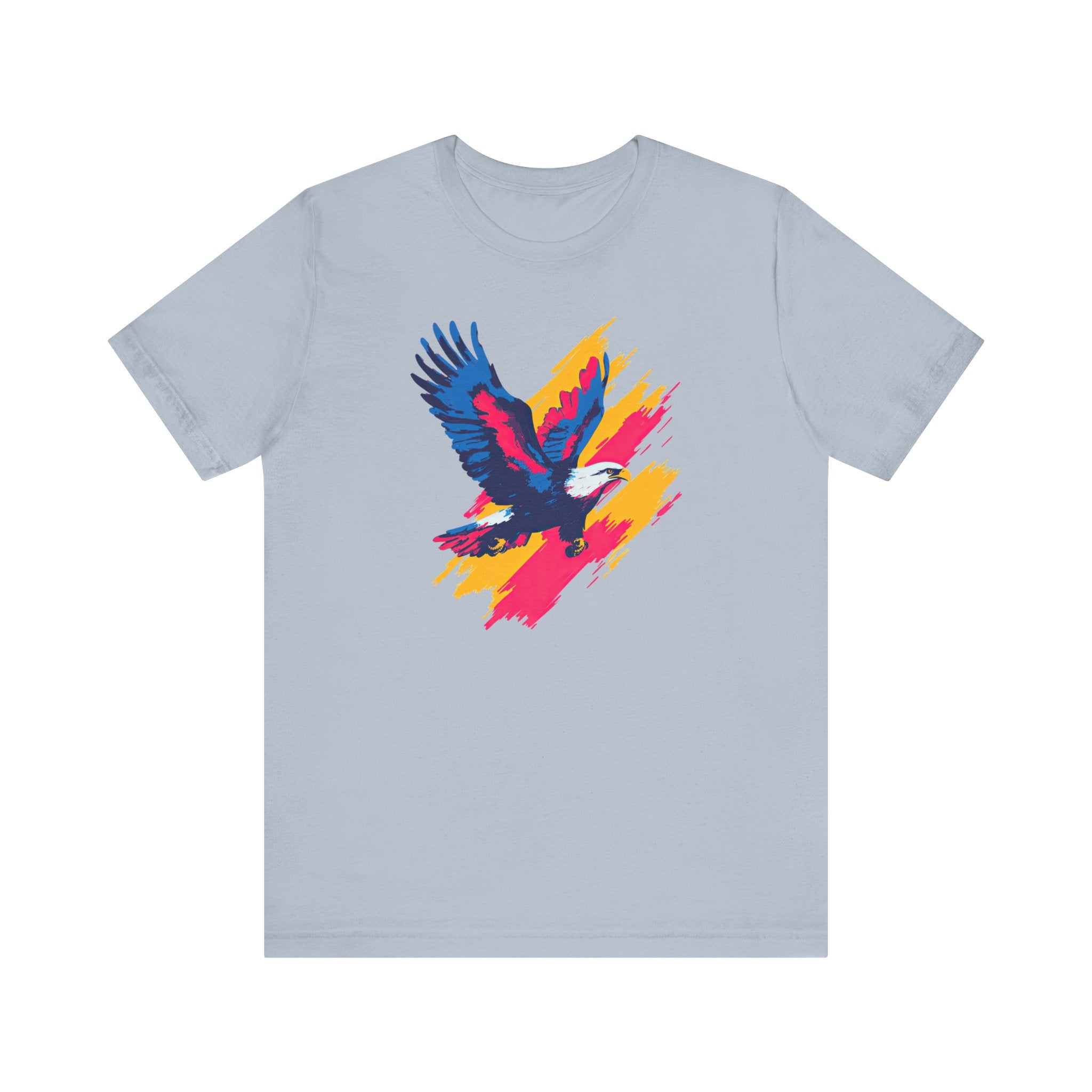 Vibrant Eagle T-Shirt Bold Brushstroke Design