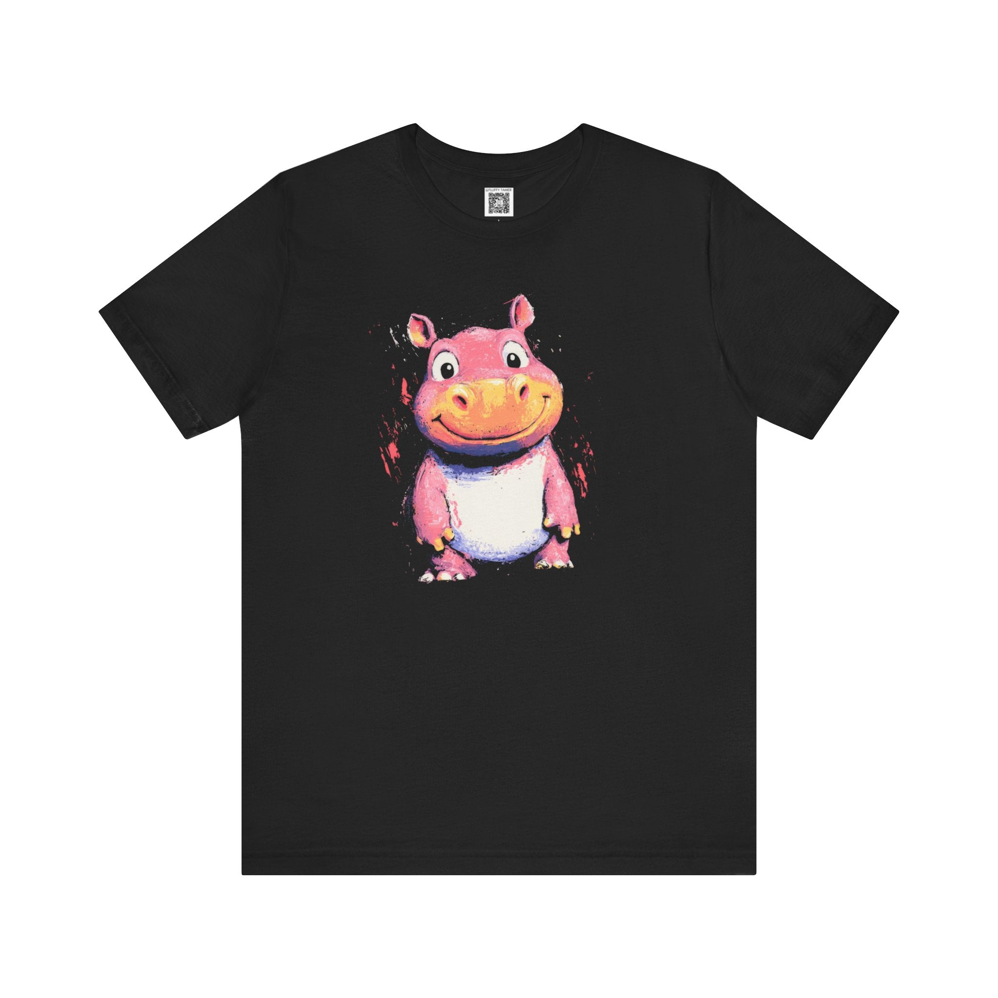 Cute Hippo Graphic T-Shirt