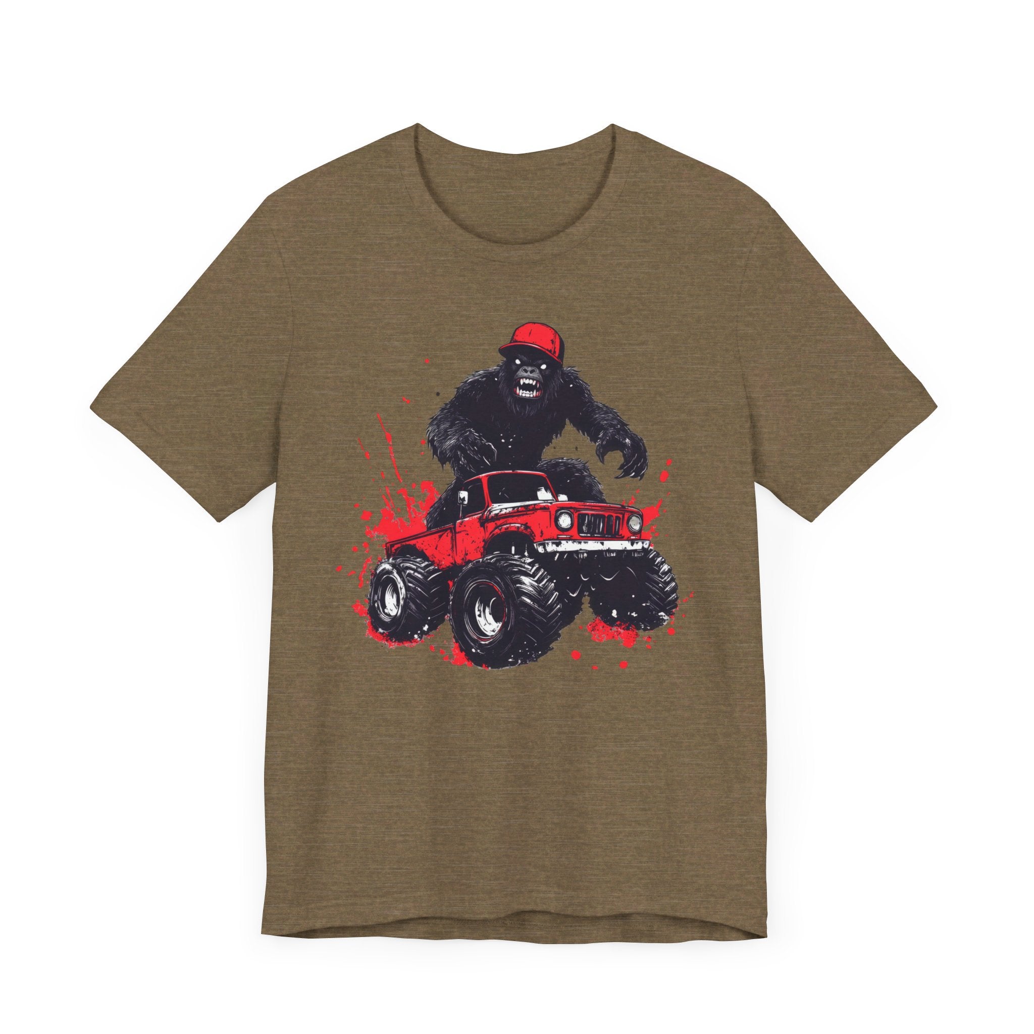 Bigfoot Monster Truck T-Shirt Funny Adventure Design