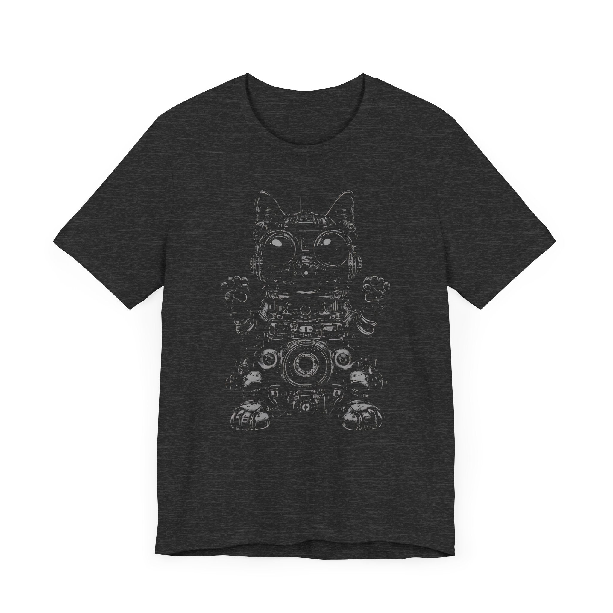 Dark Tech Maneki Neko T-Shirt