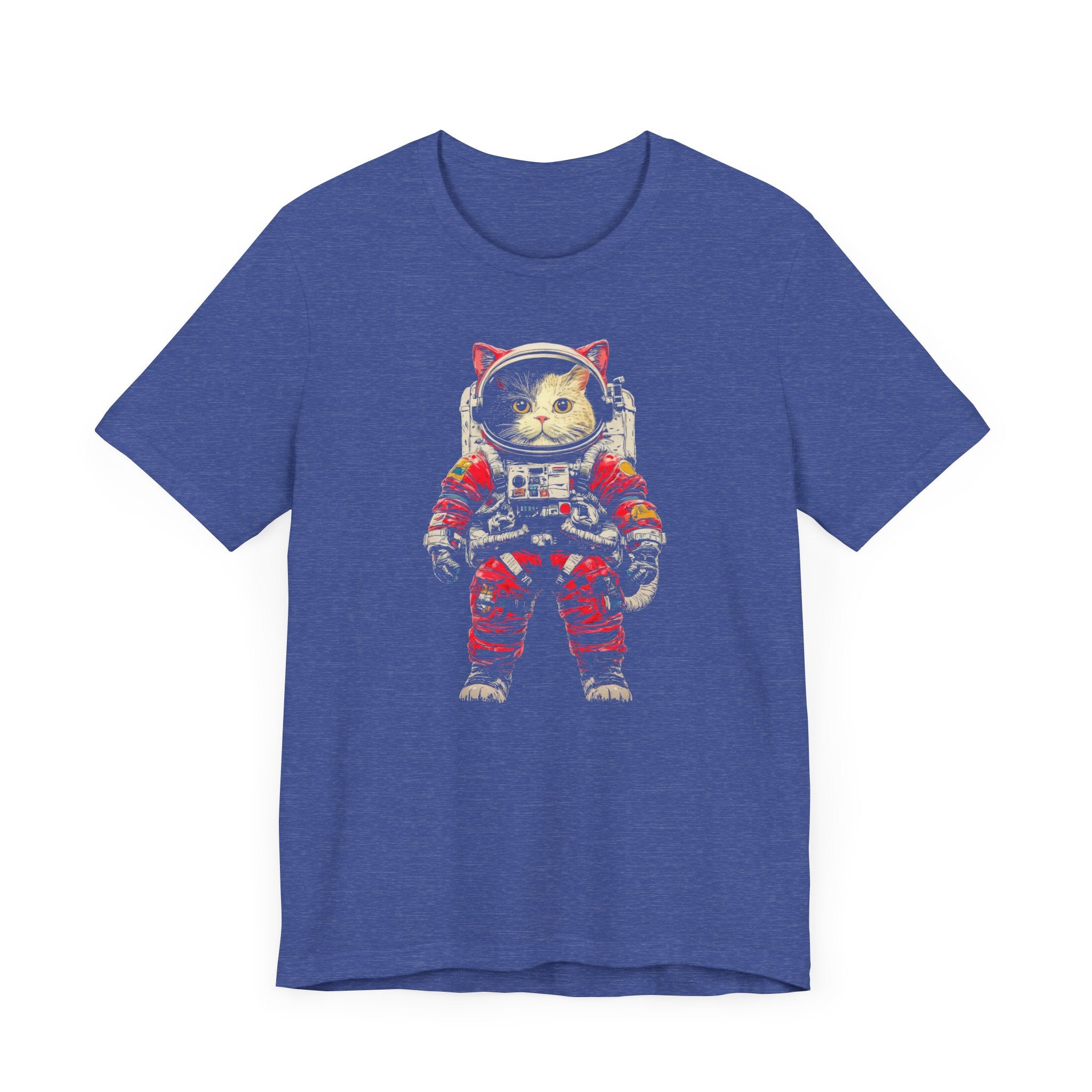 Brave Cat Astronaut Graphic Tee