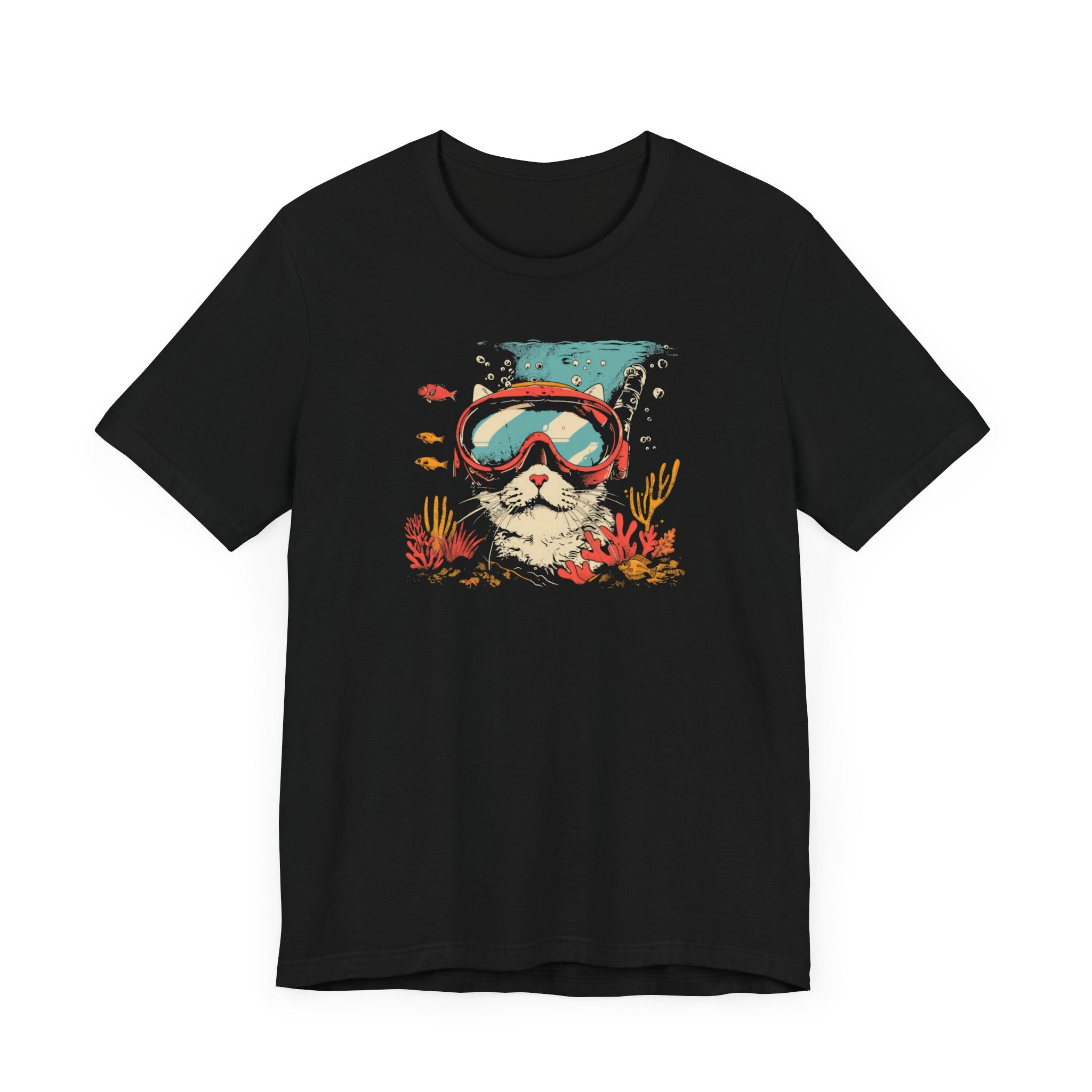 Scuba Diving Cat T-Shirt