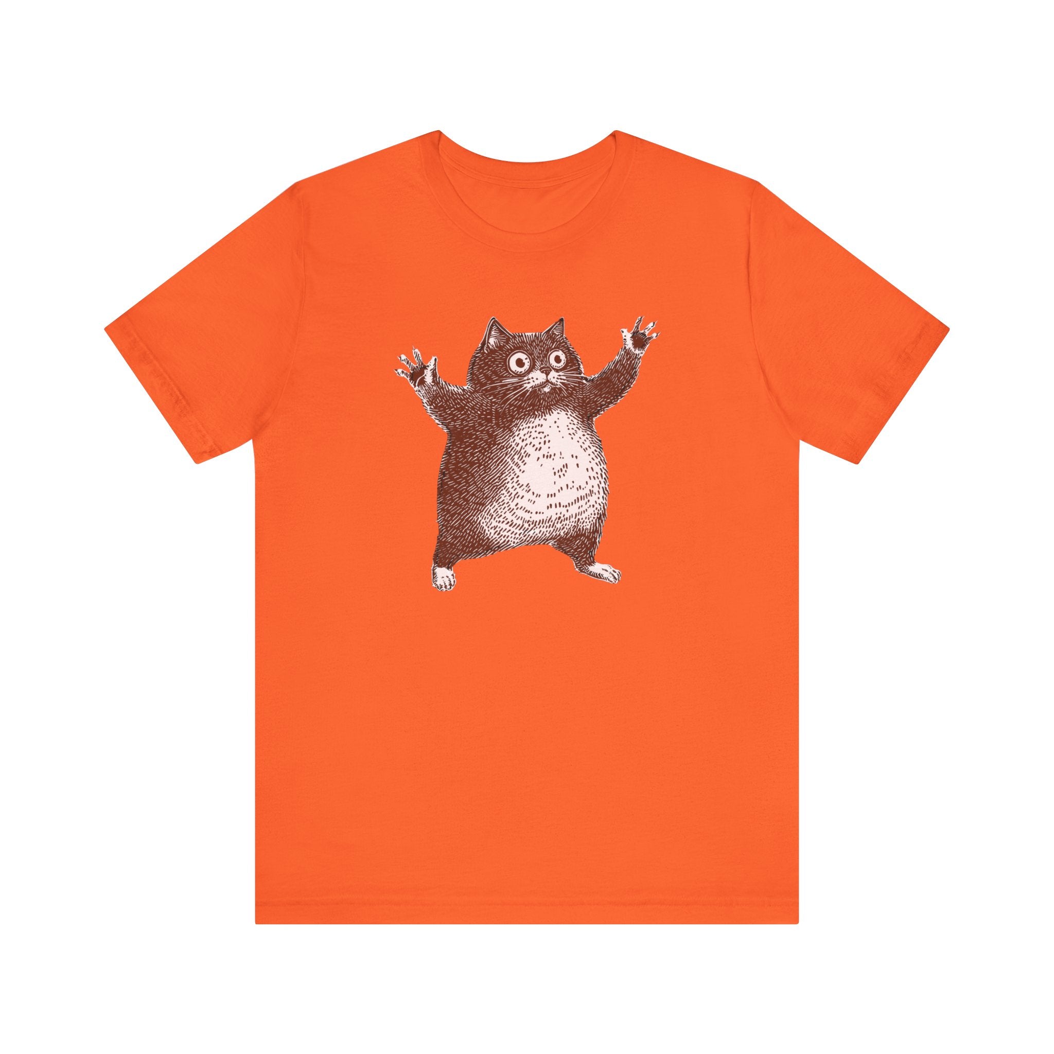 Hilarious Chonky Cat T-Shirt Vintage Funny Cat Graphic Tee