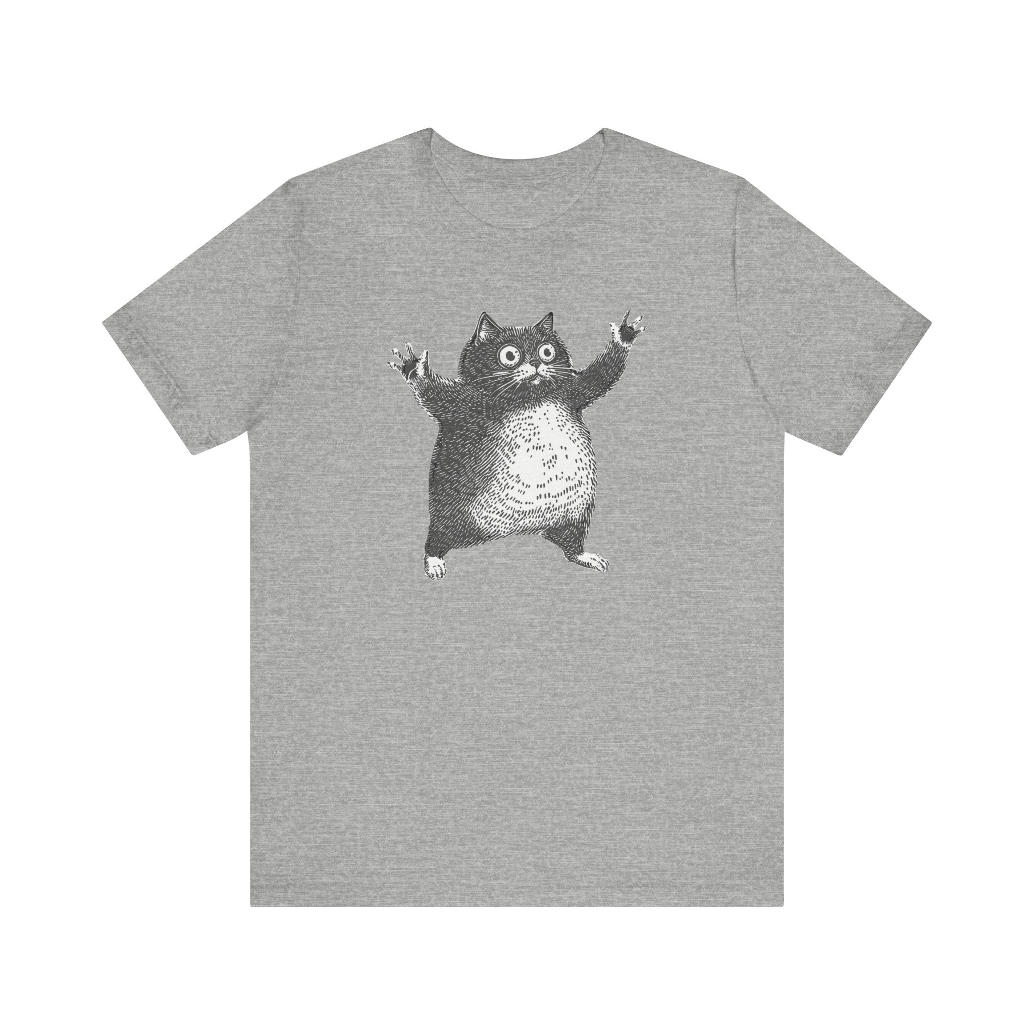 Hilarious Chonky Cat T-Shirt Vintage Funny Cat Graphic Tee