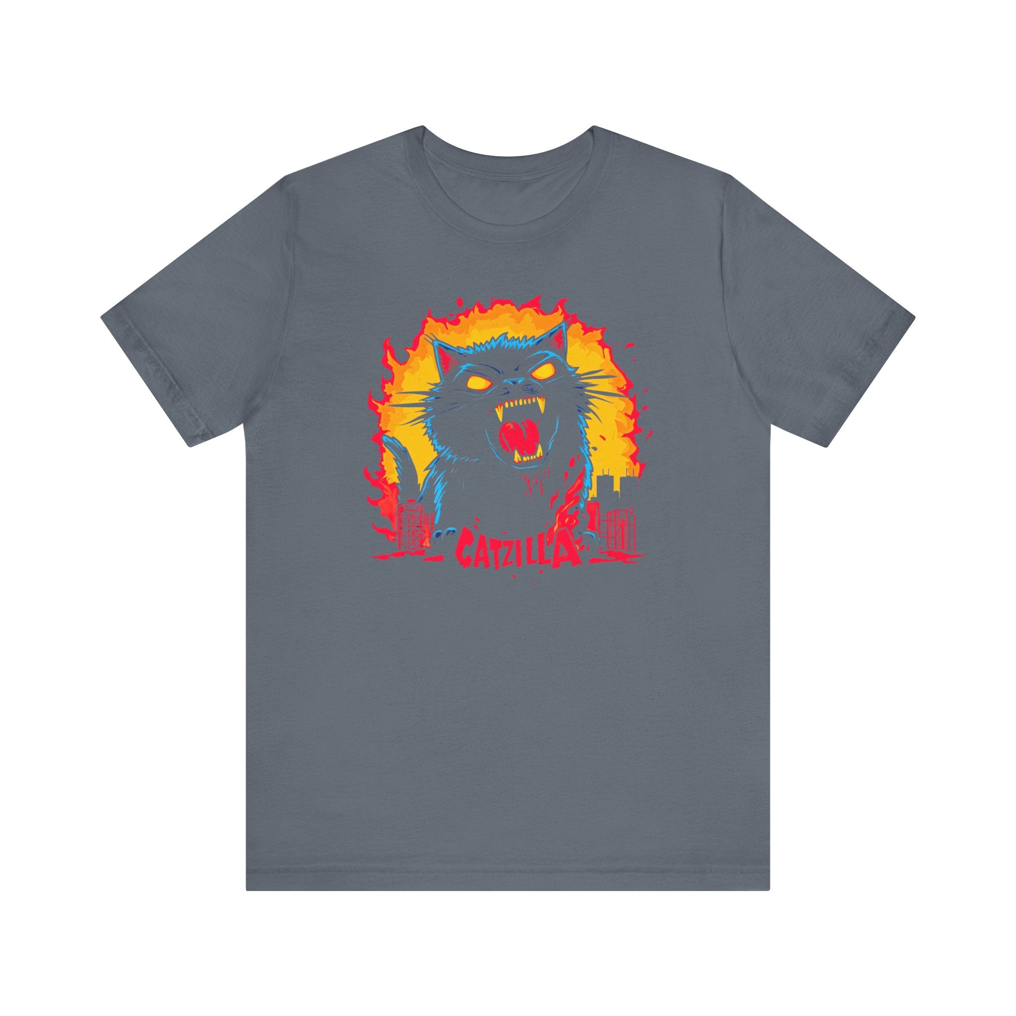 Catzilla Fury T-Shirt Fierce Cat Attack Design