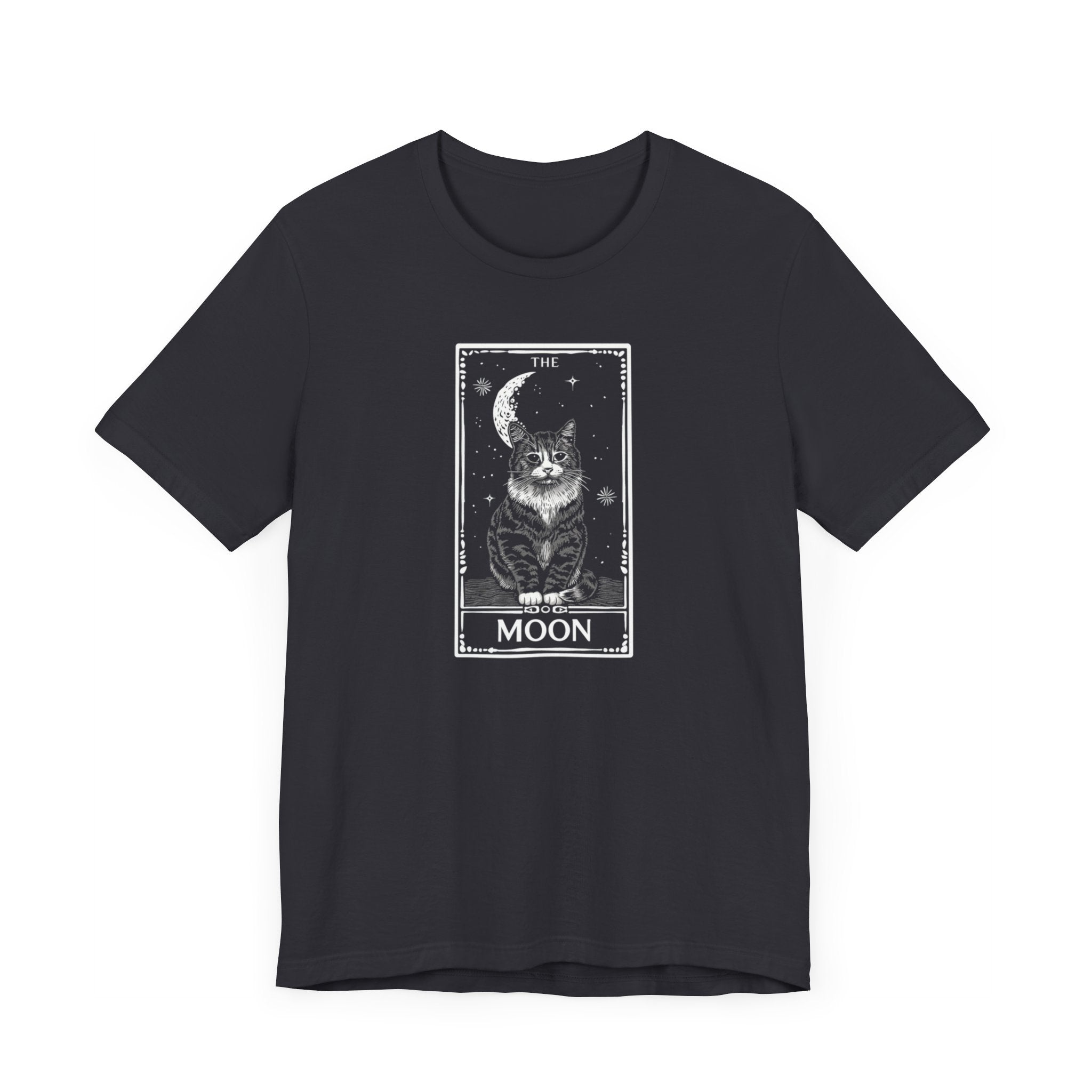 The Moon Tarot Cat T-Shirt