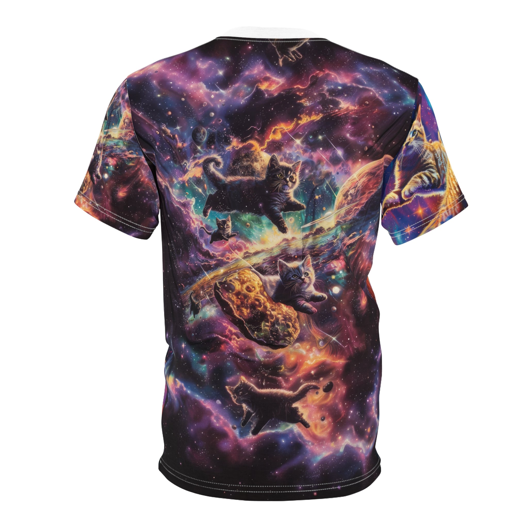 Space Taco Cat  Defenders of the Galaxy Unisex Cut & Sew Tee (AOP)