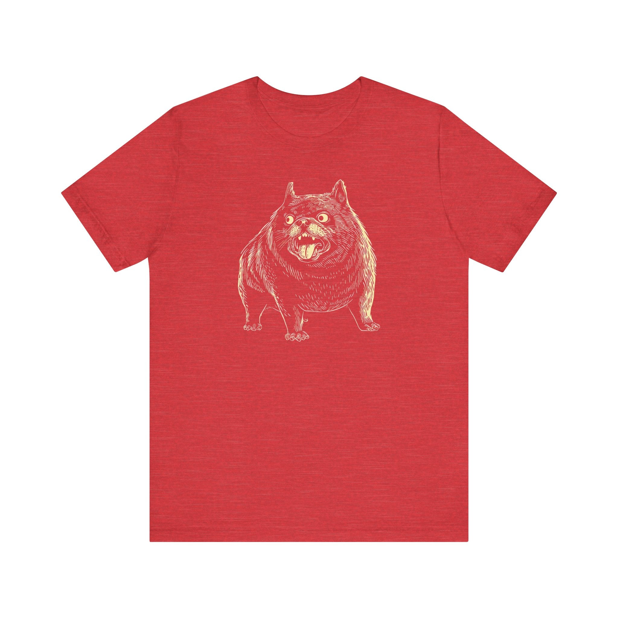 Fierce Dog Expression T-Shirt – Quirky Dog Lovers Tee