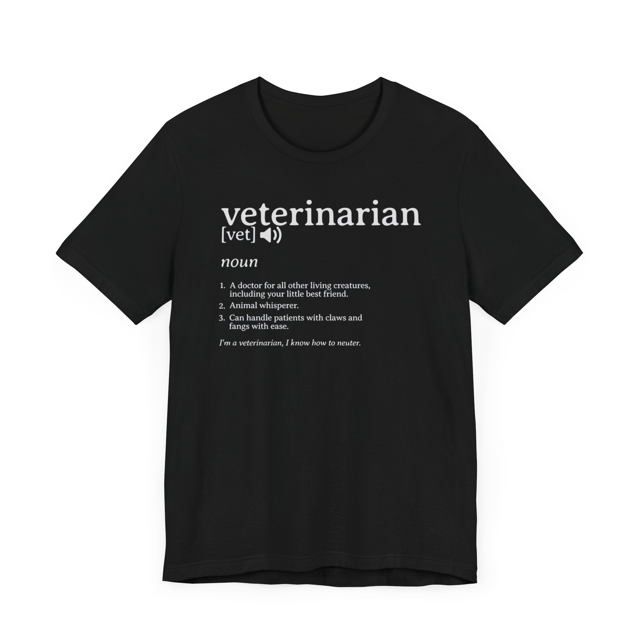 Funny Veterinarian Definition T-Shirt