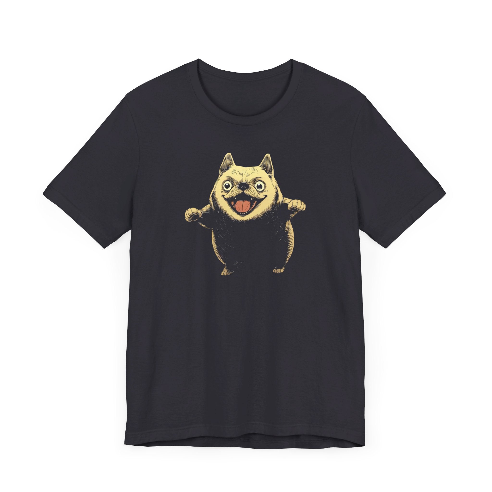 Happy Dog Cartoon T-Shirt