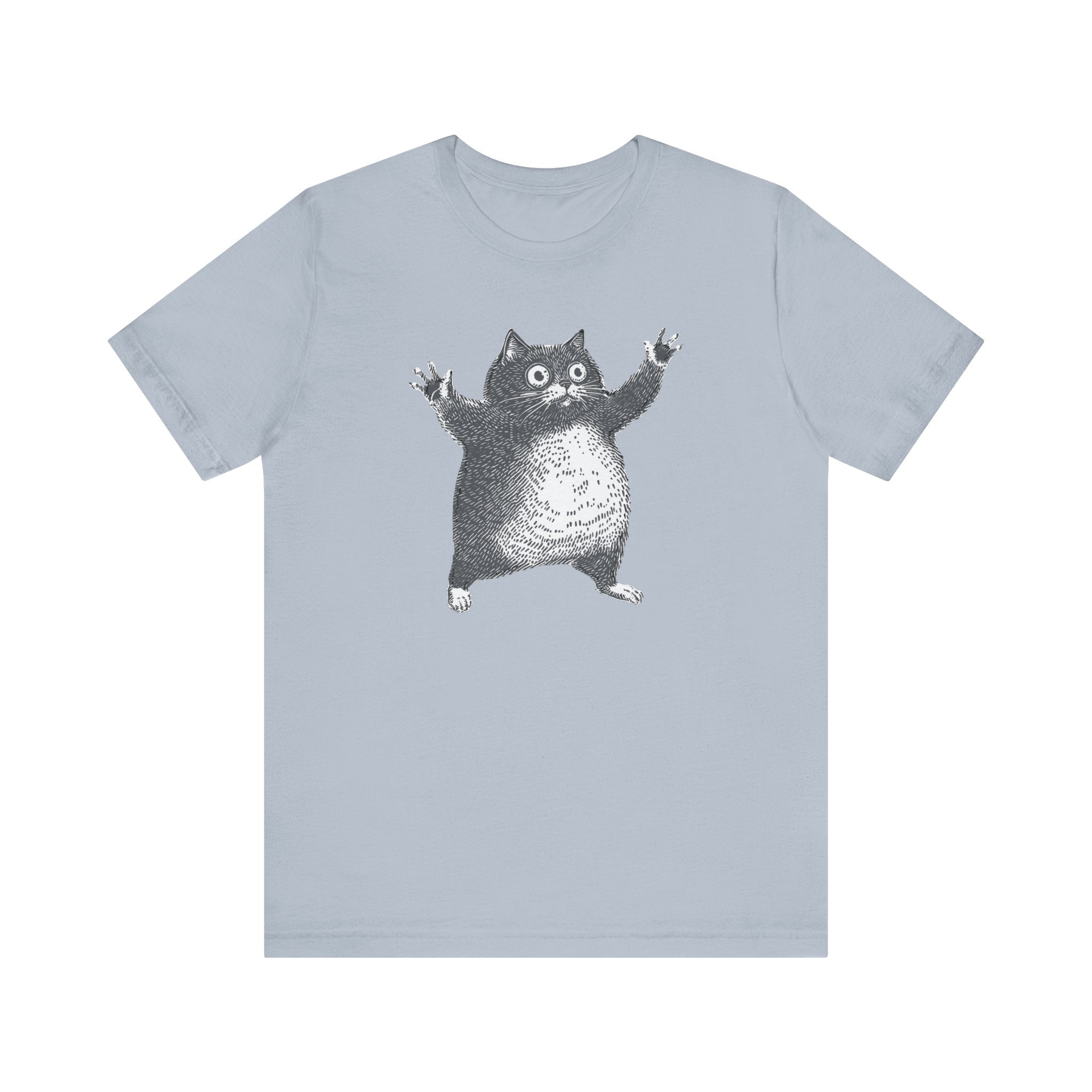 Hilarious Chonky Cat T-Shirt Vintage Funny Cat Graphic Tee