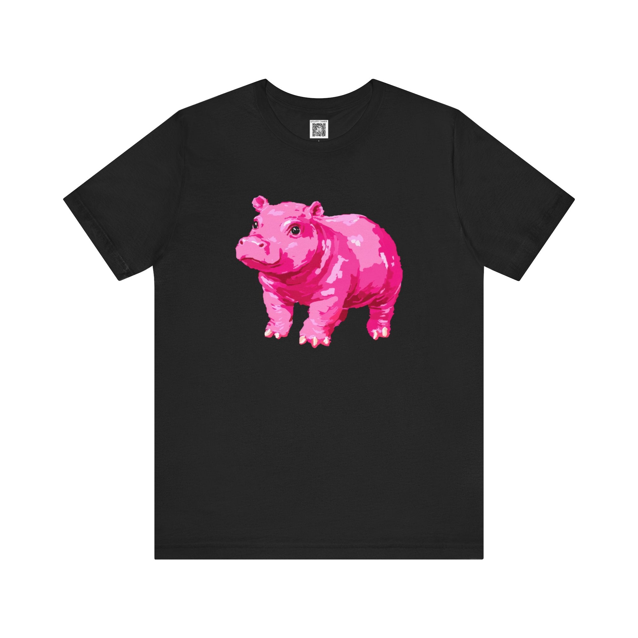 Pink Hippo Graphic Tee