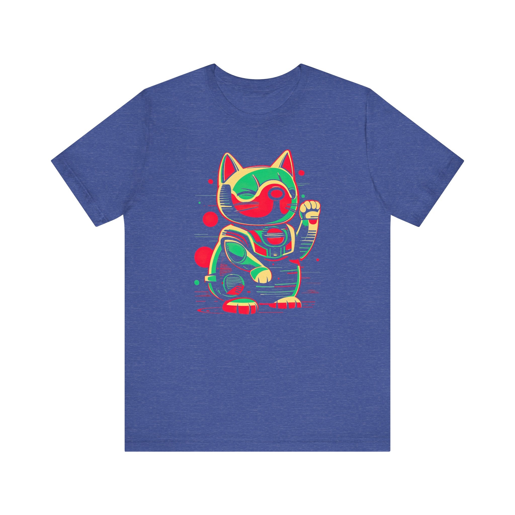 Neon Robo Cat T-Shirt