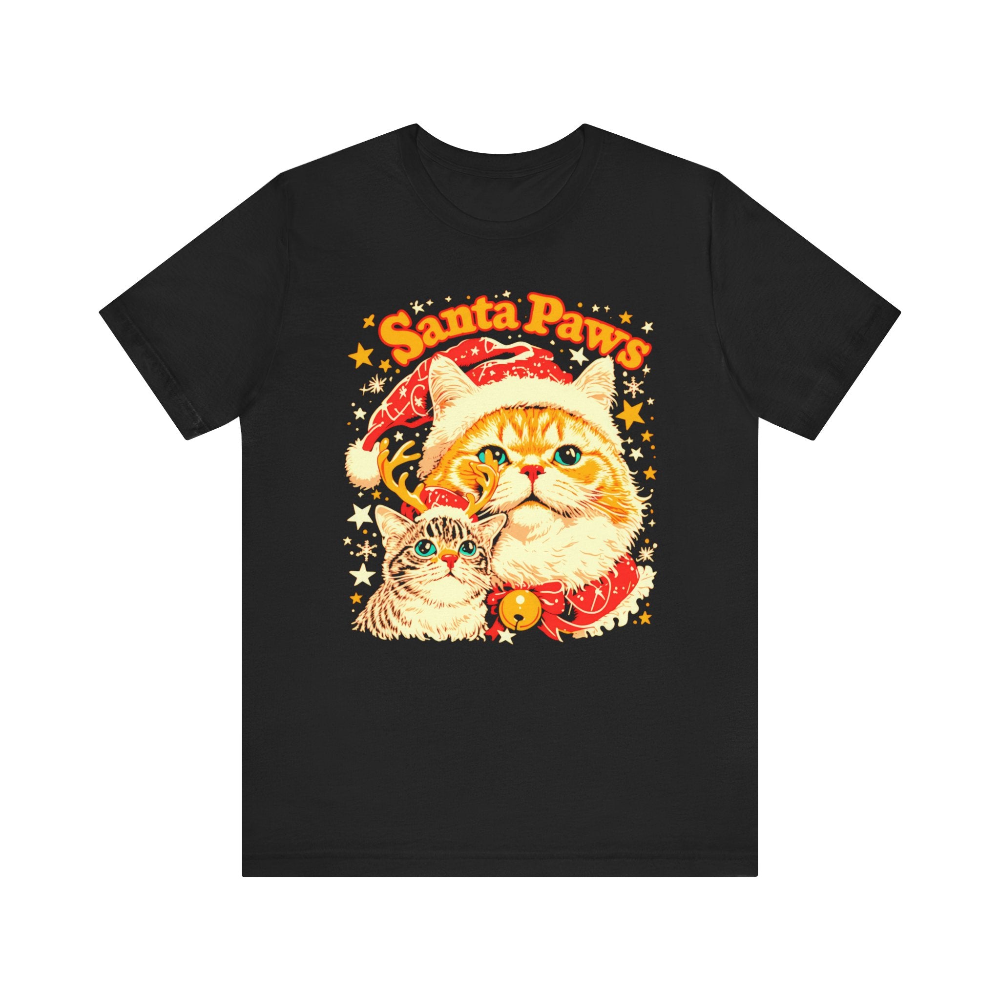 Santa Paws Cat T-Shirt