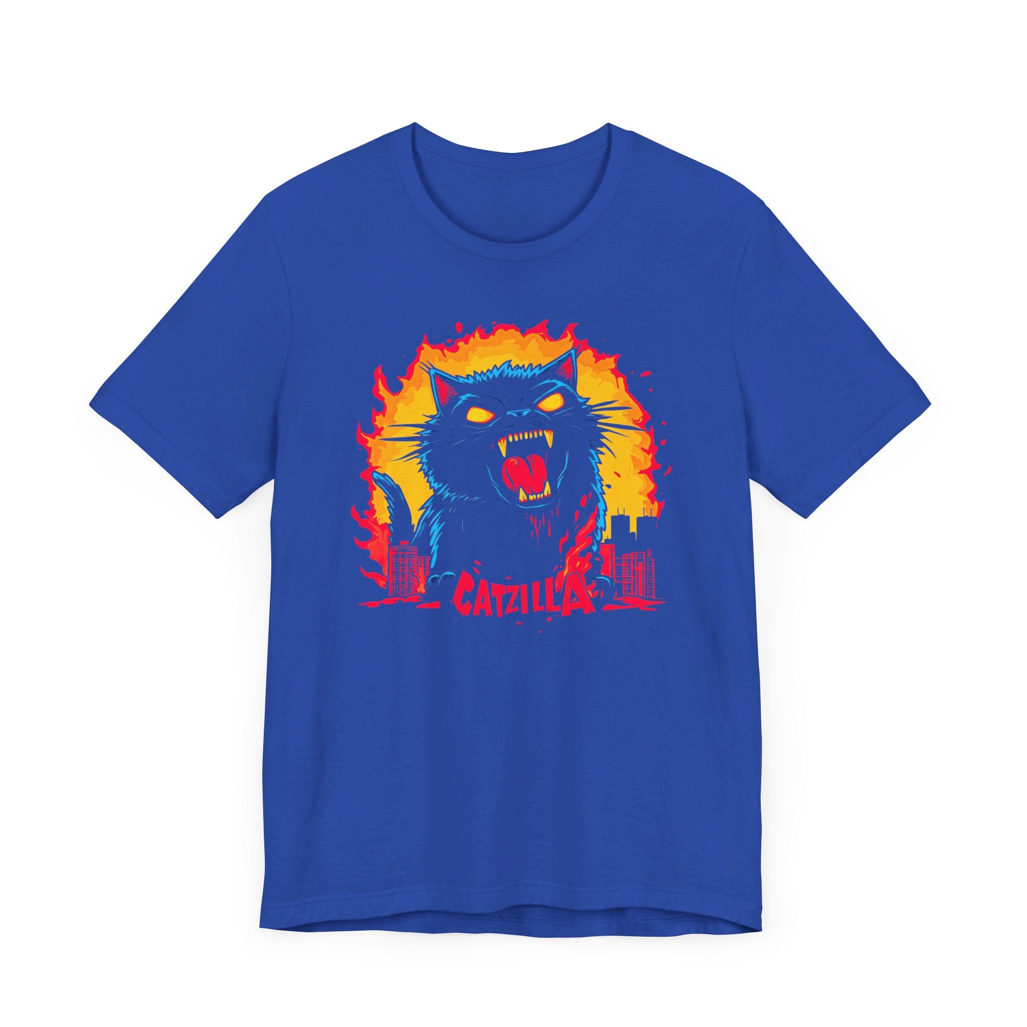 Catzilla Fury T-Shirt Fierce Cat Attack Design