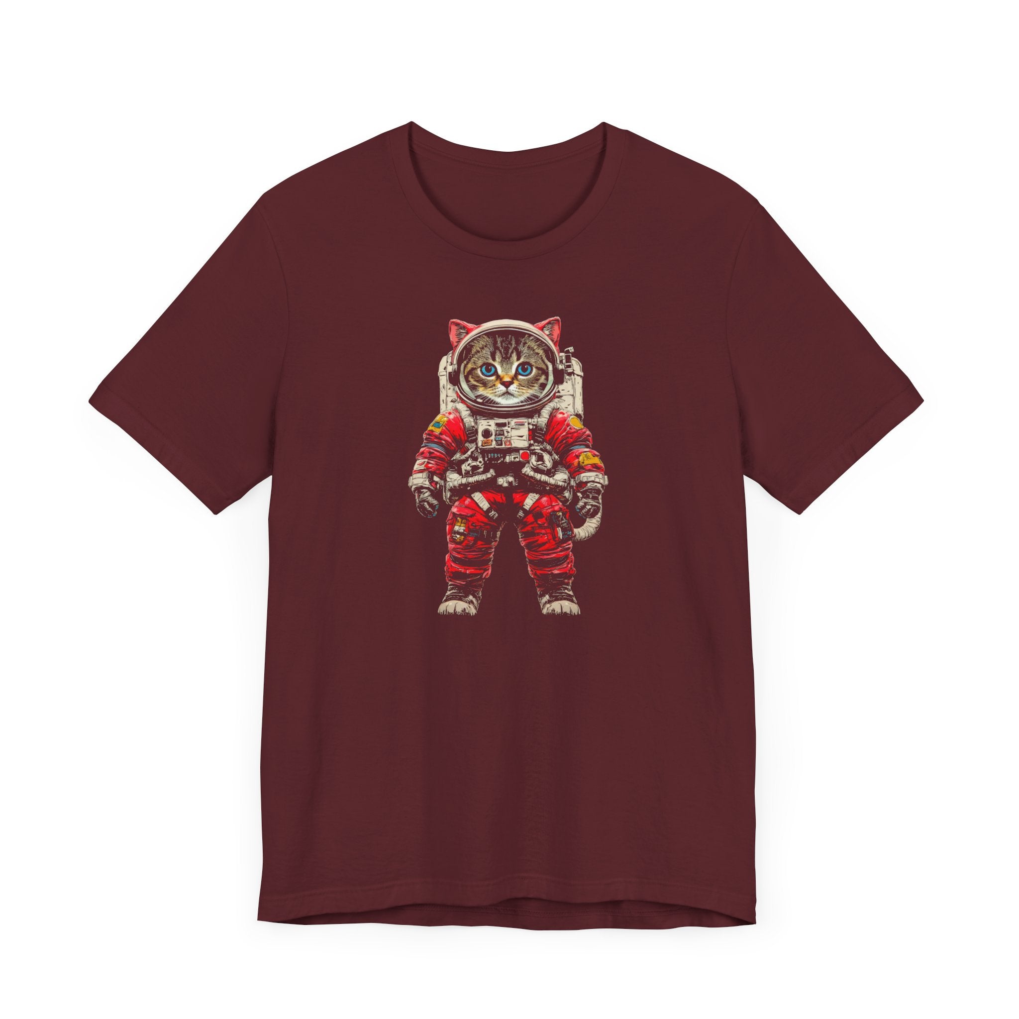 Fearless Cat Astronaut Graphic Tee