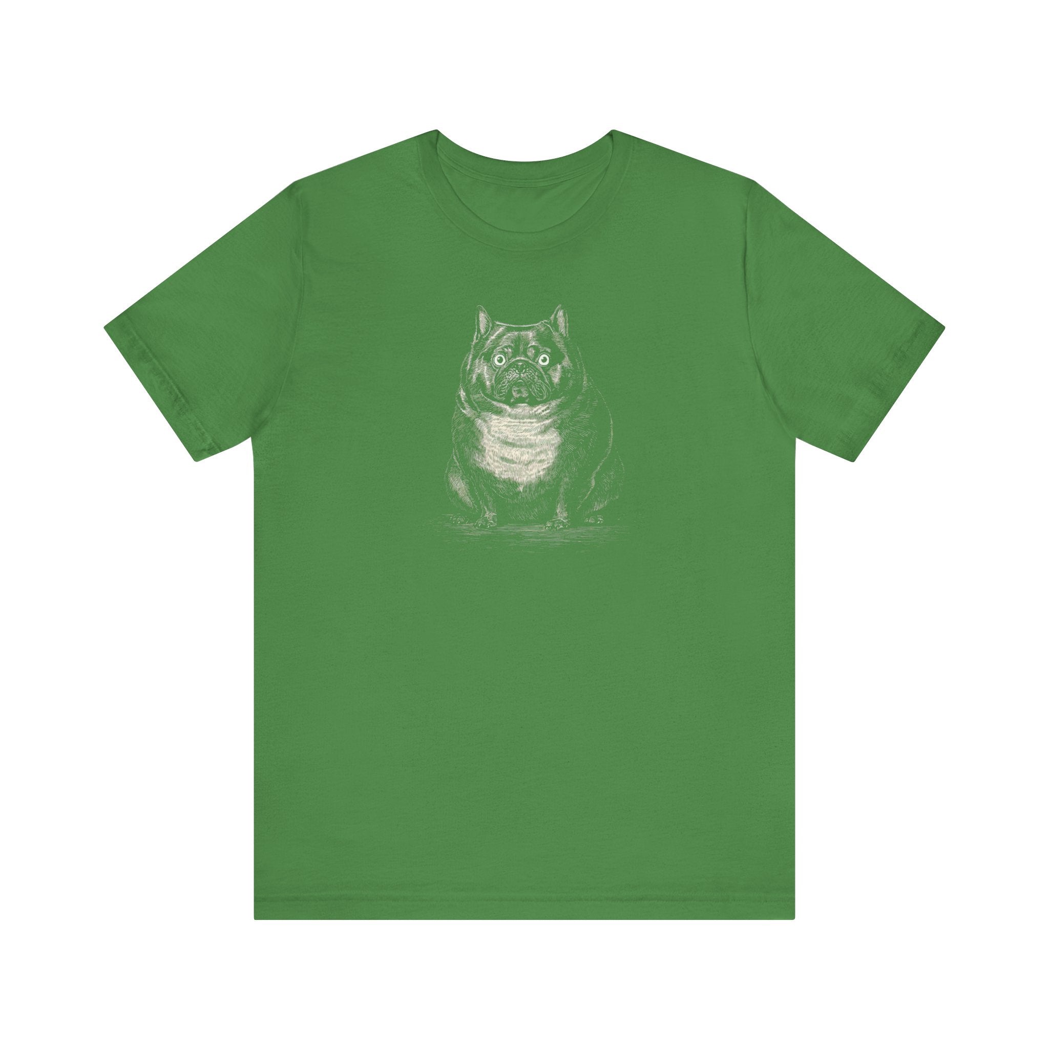 Surprised Bulldog Graphic T-Shirt