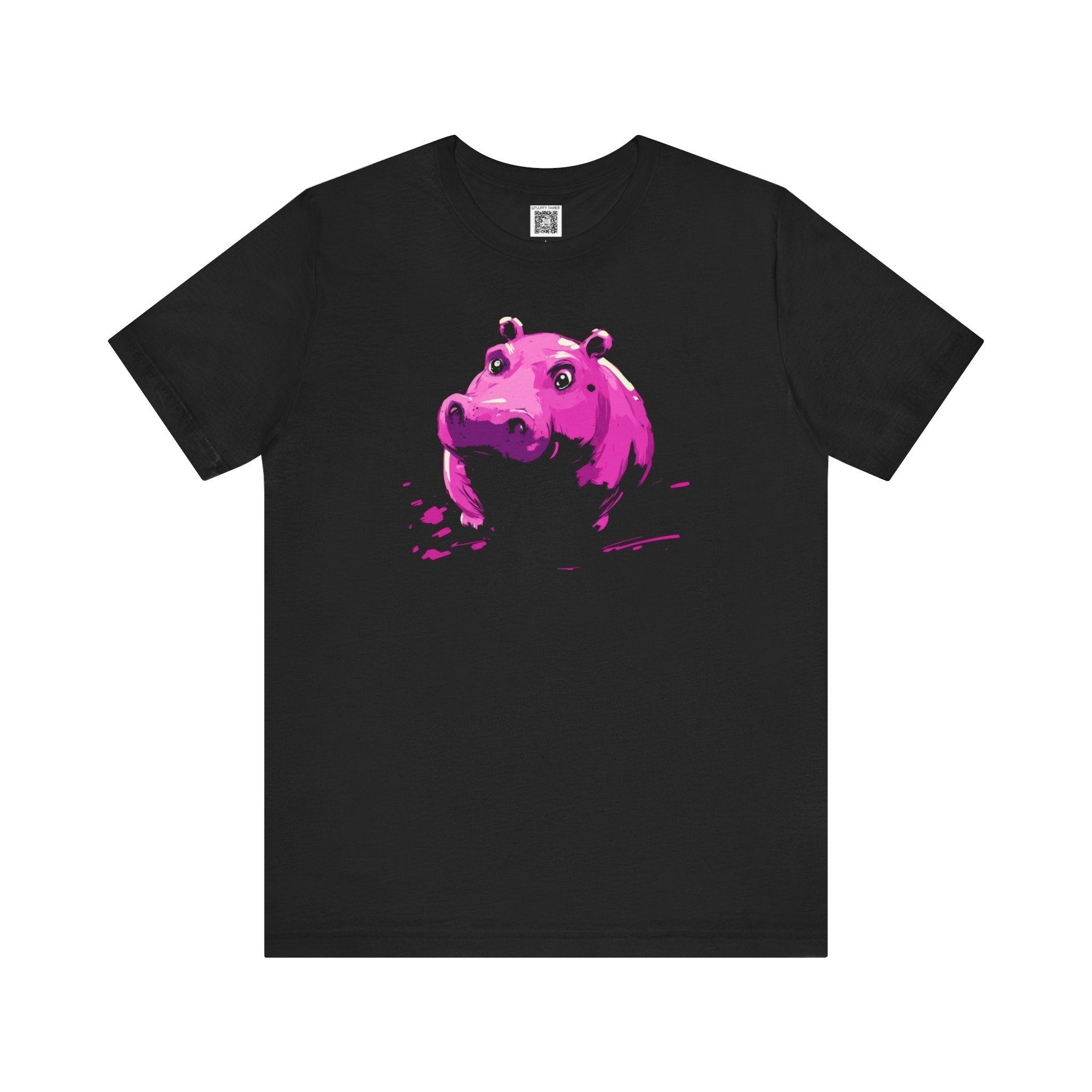 Pink Hippo Graphic Tee