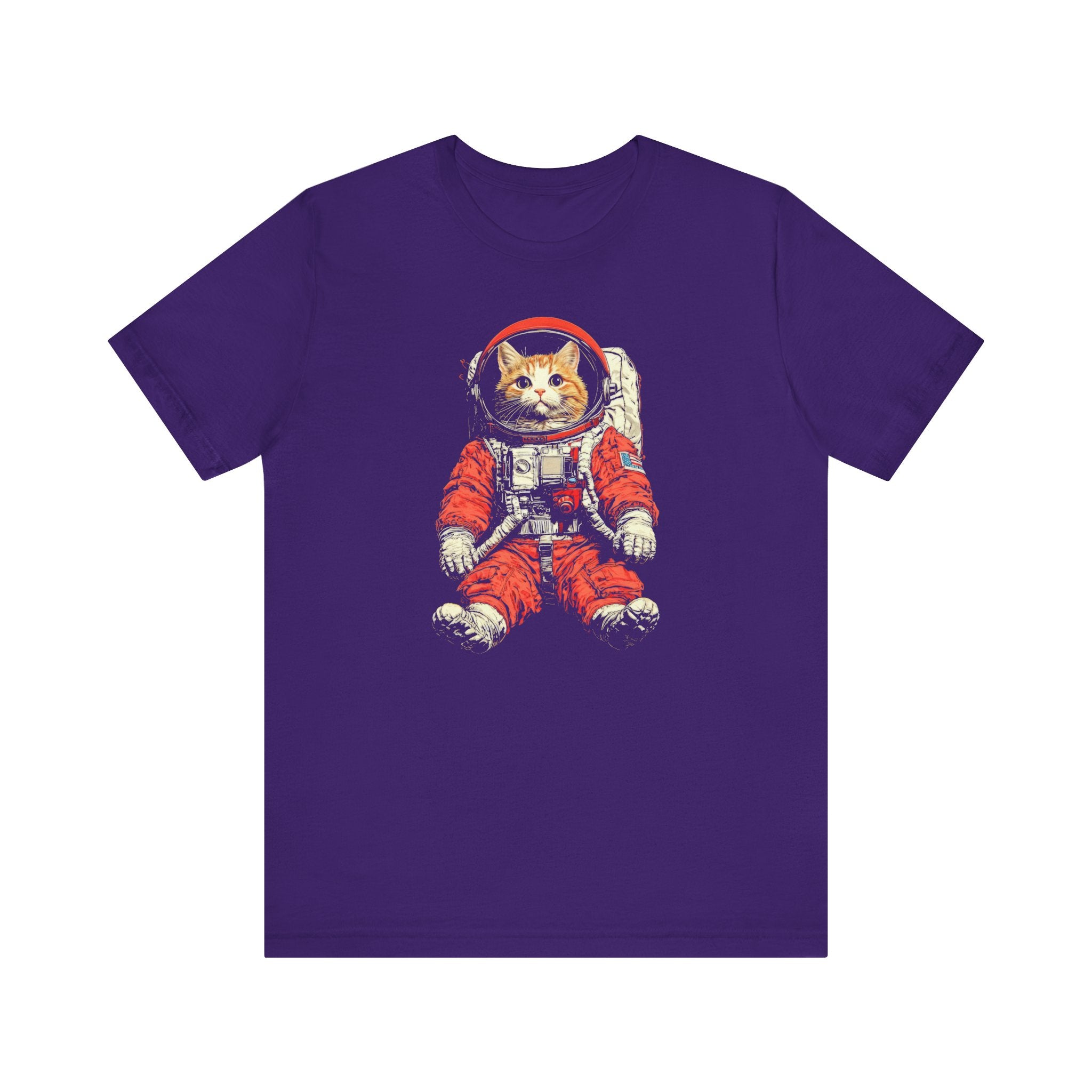 Floating Cat Astronaut Graphic Tee