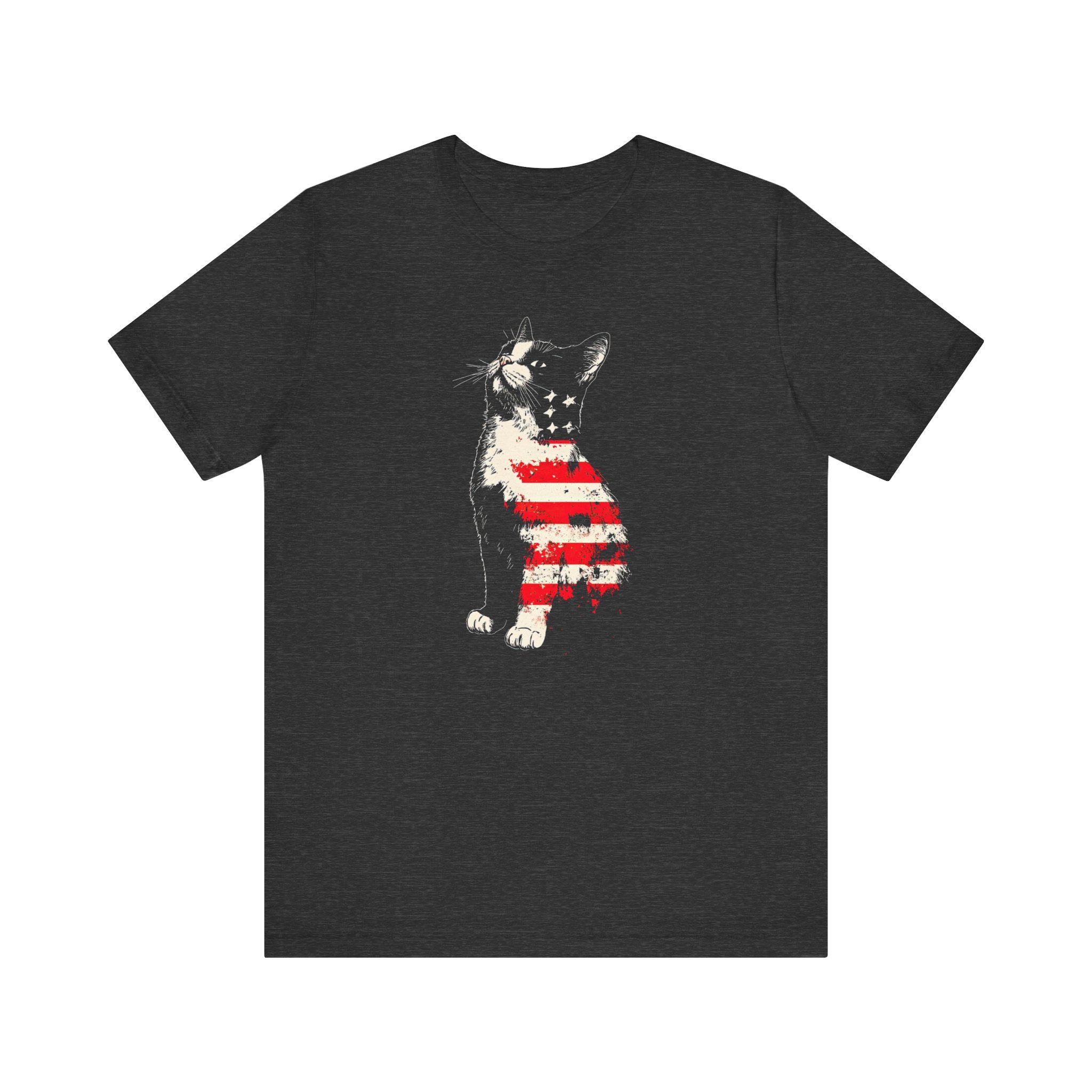 American Flag Cat T-Shirt