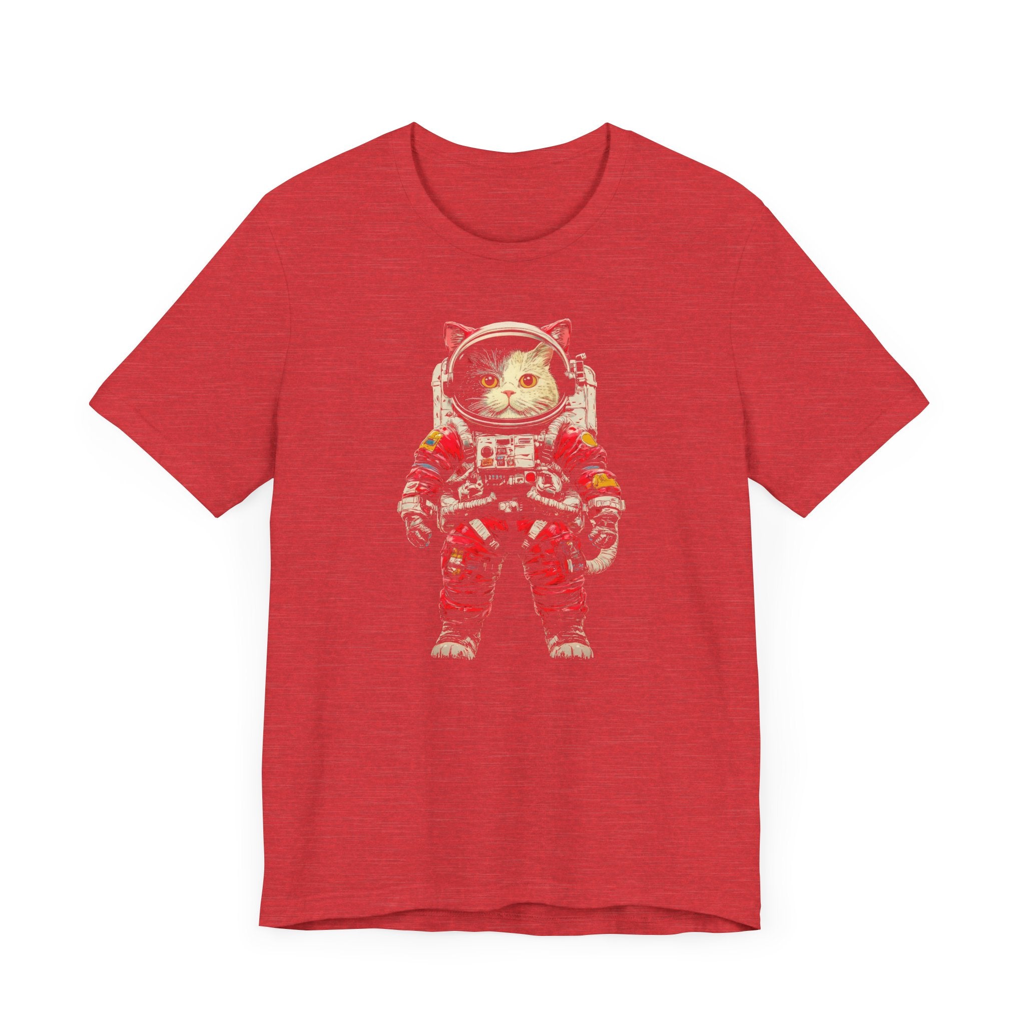 Brave Cat Astronaut Graphic Tee