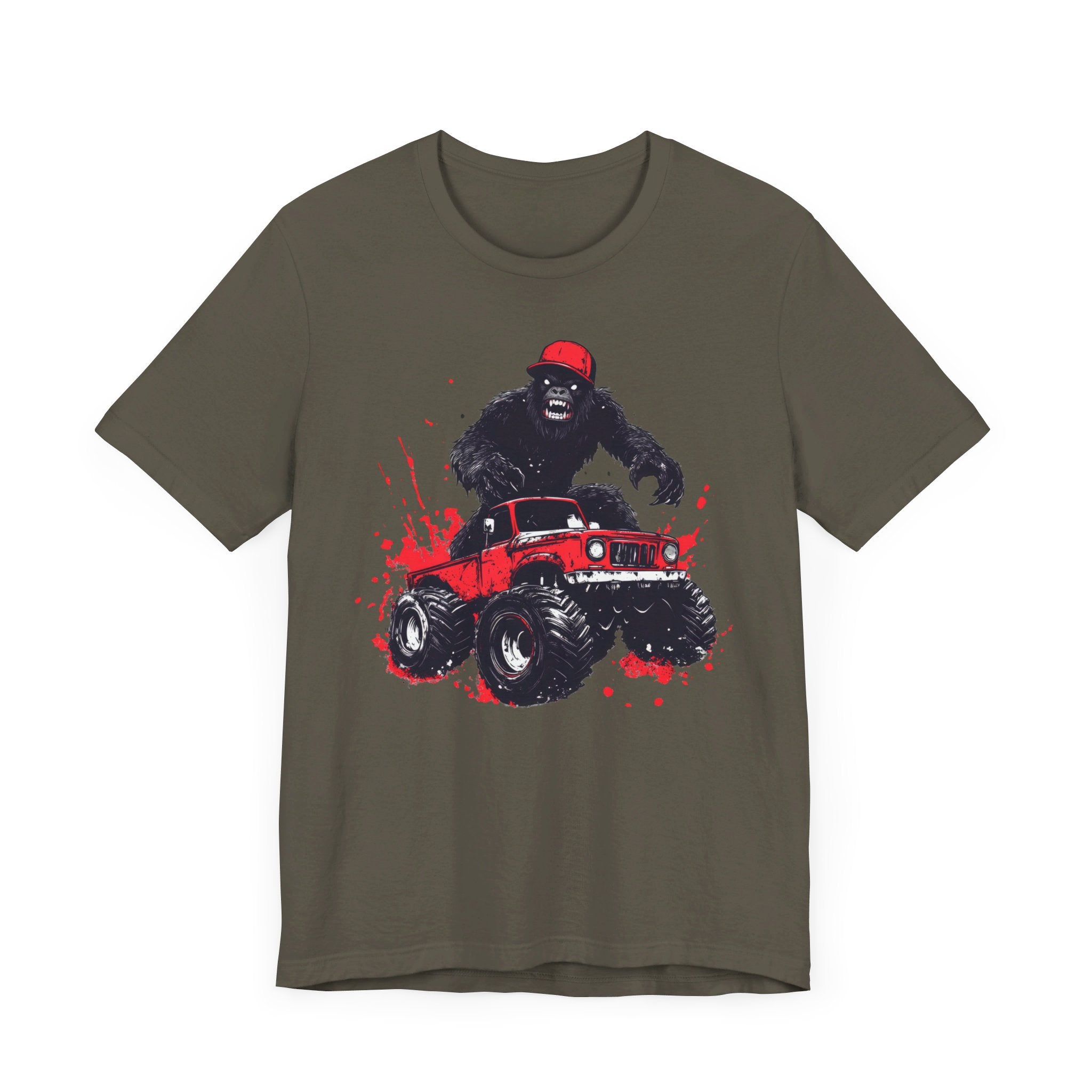 Bigfoot Monster Truck T-Shirt Funny Adventure Design