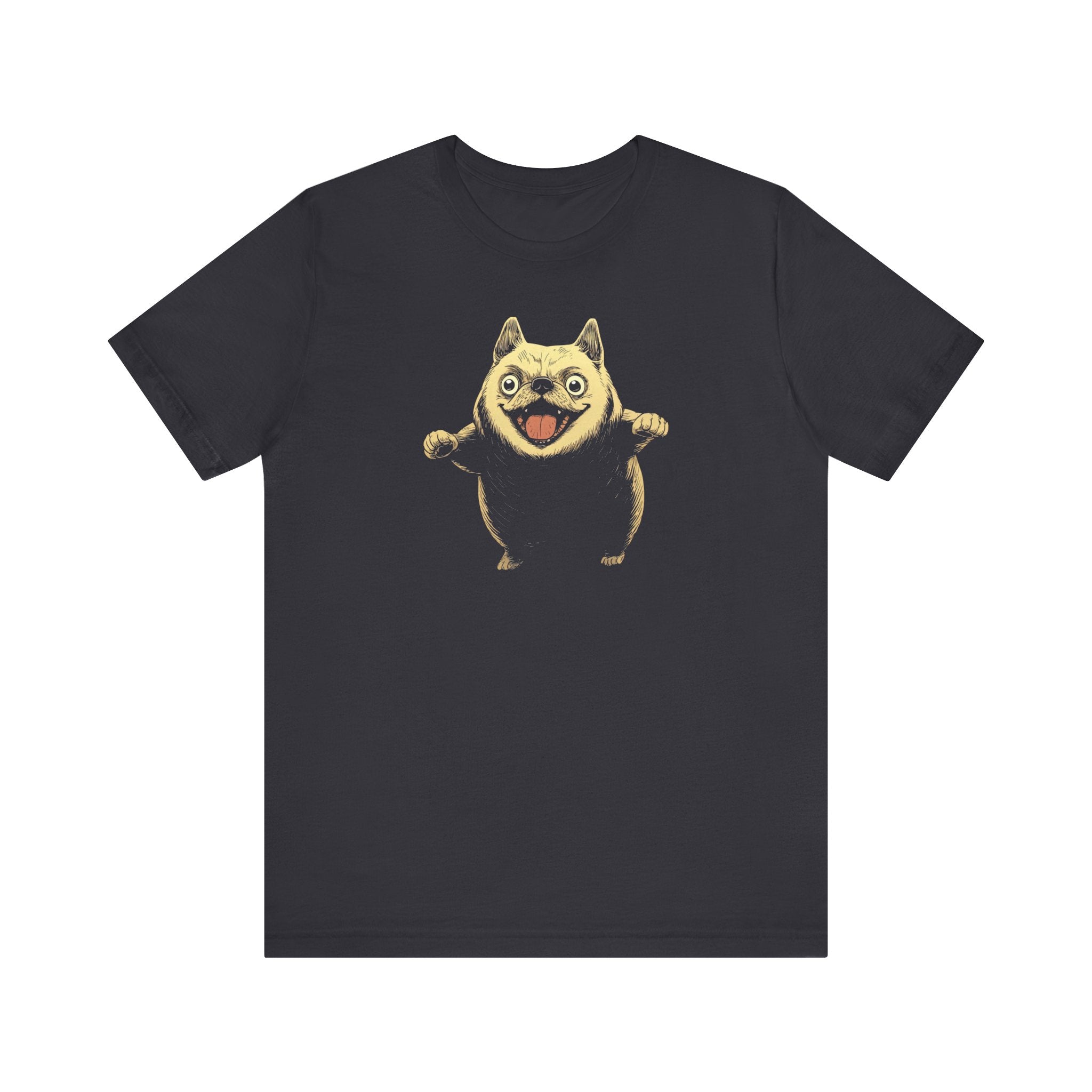 Happy Dog Cartoon T-Shirt