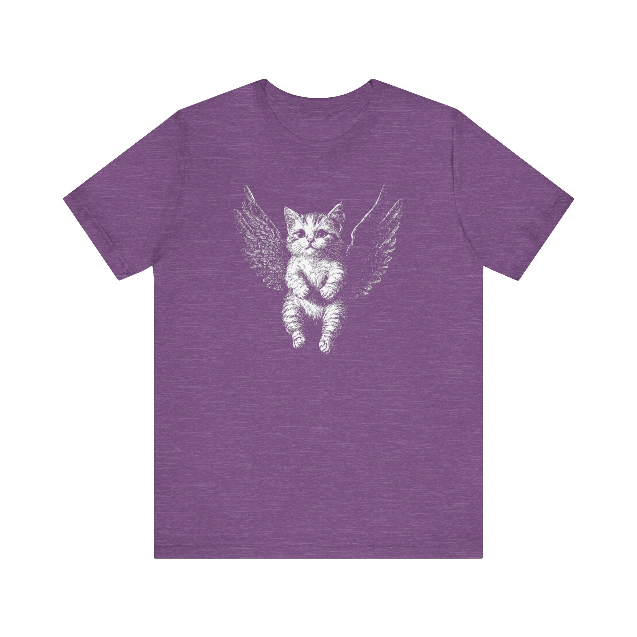 Angel Kitten with Wings Graphic T-Shirt