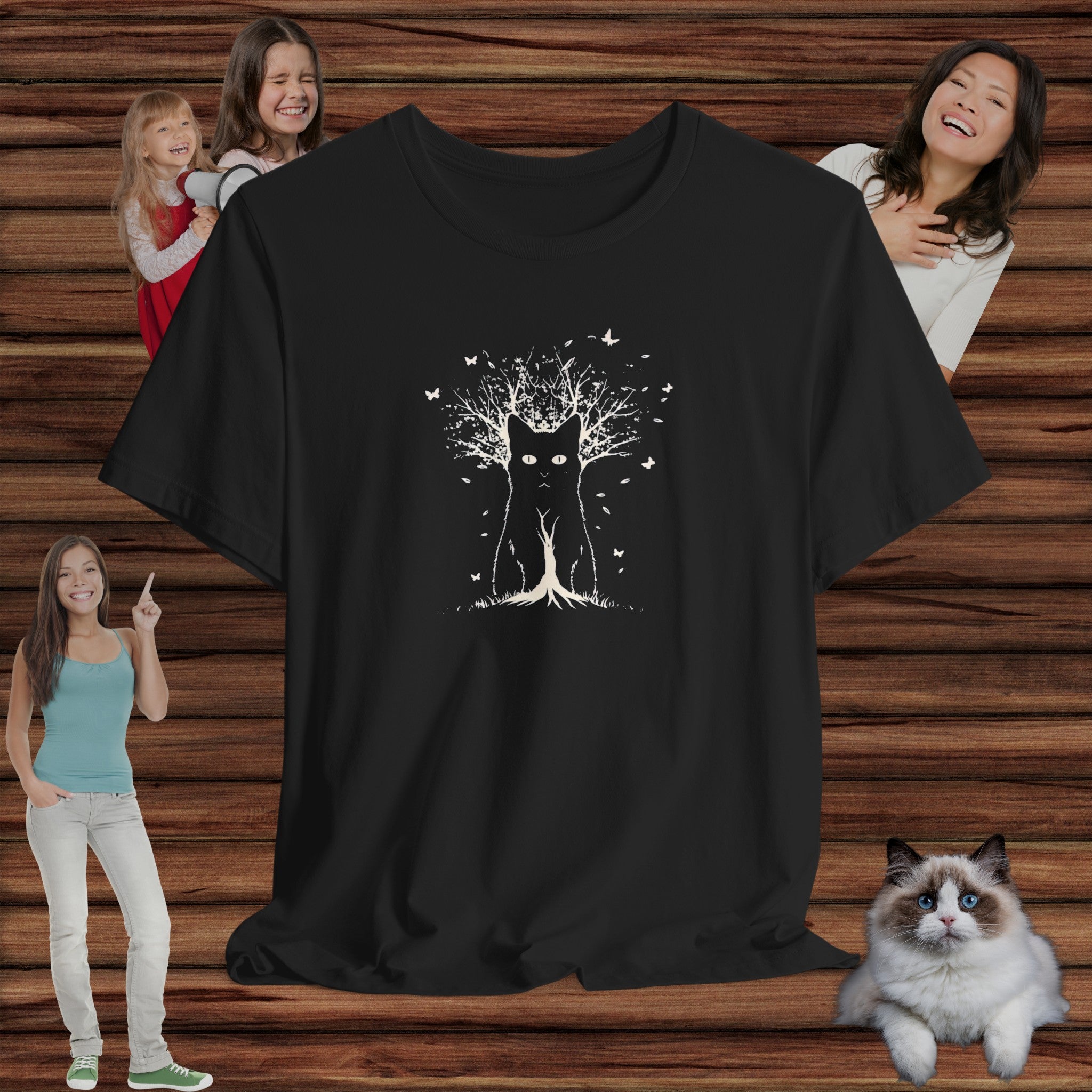 Enchanted Cat Tree T-Shirt