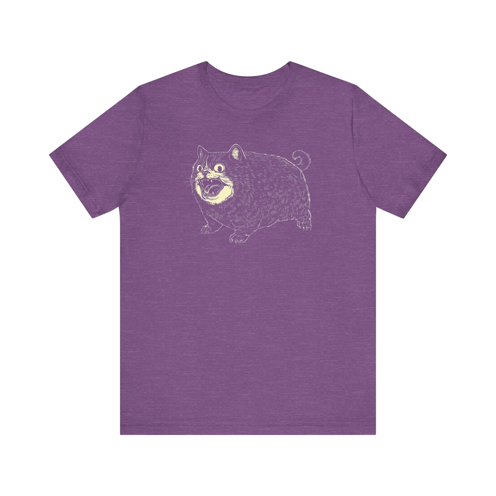 Fierce Black Cat Graphic T-Shirt