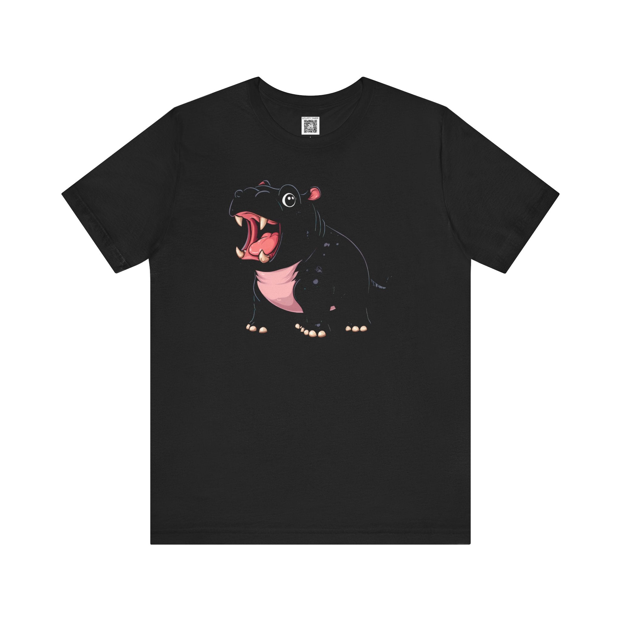 Playful Hippo Graphic Tee