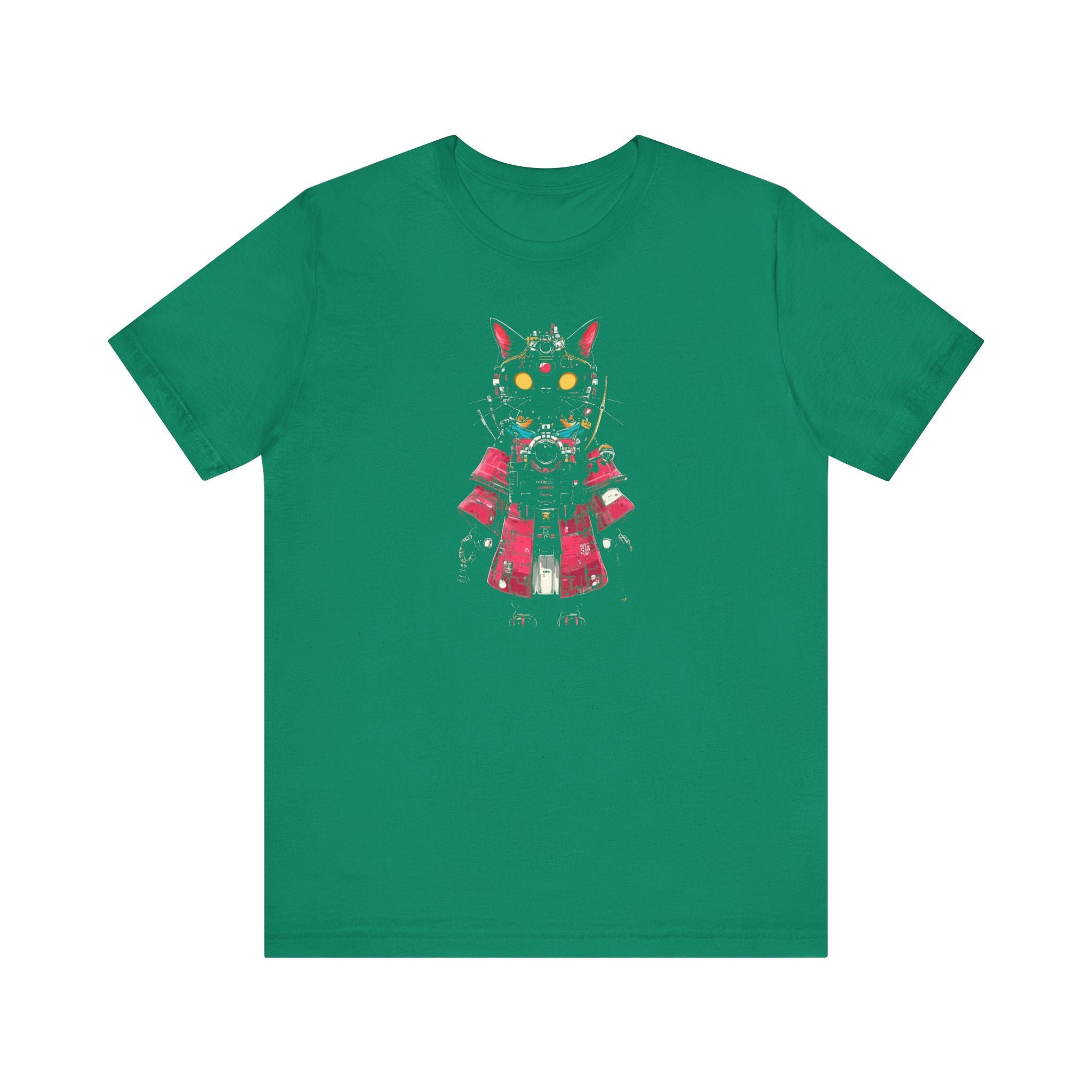 Cyber Samurai Cat T-Shirt