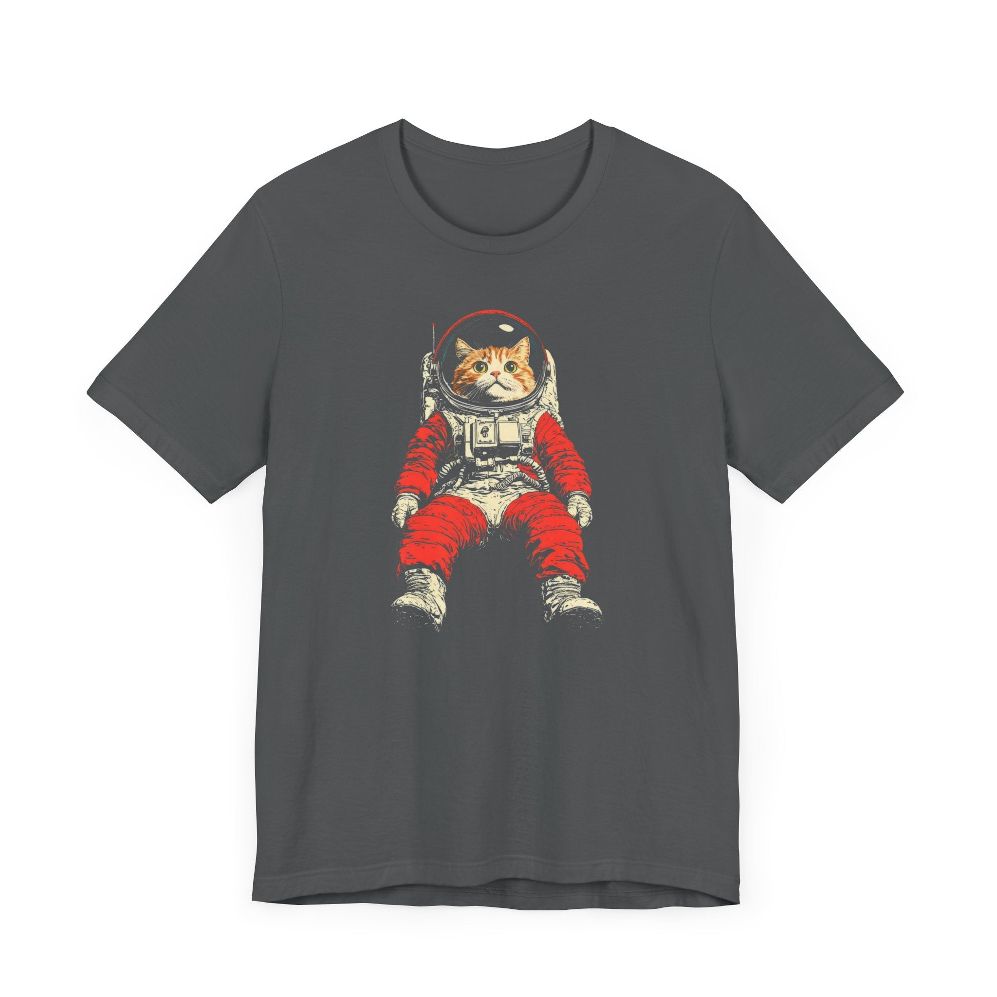 Chill Cat Astronaut Graphic Tee