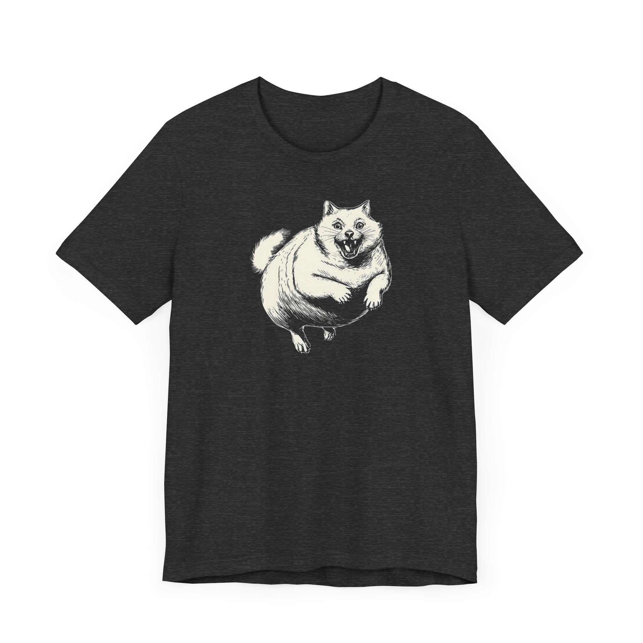 Fluffy Running Dog Graphic Tee