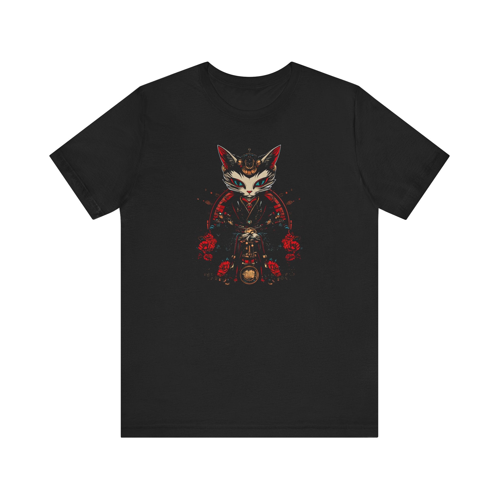 Mystical Samurai Cat T-Shirt