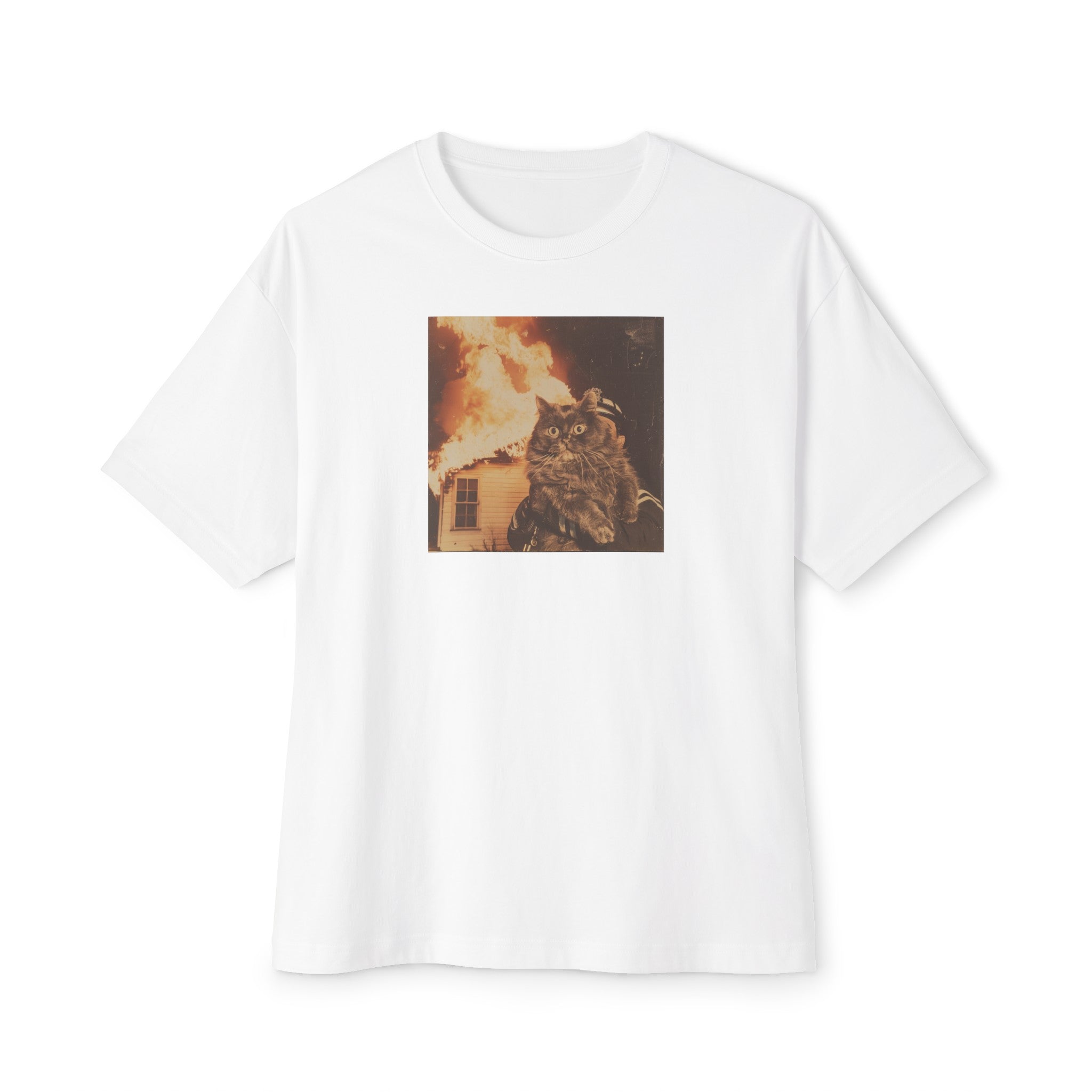 Cat Firefighter T-Shirt