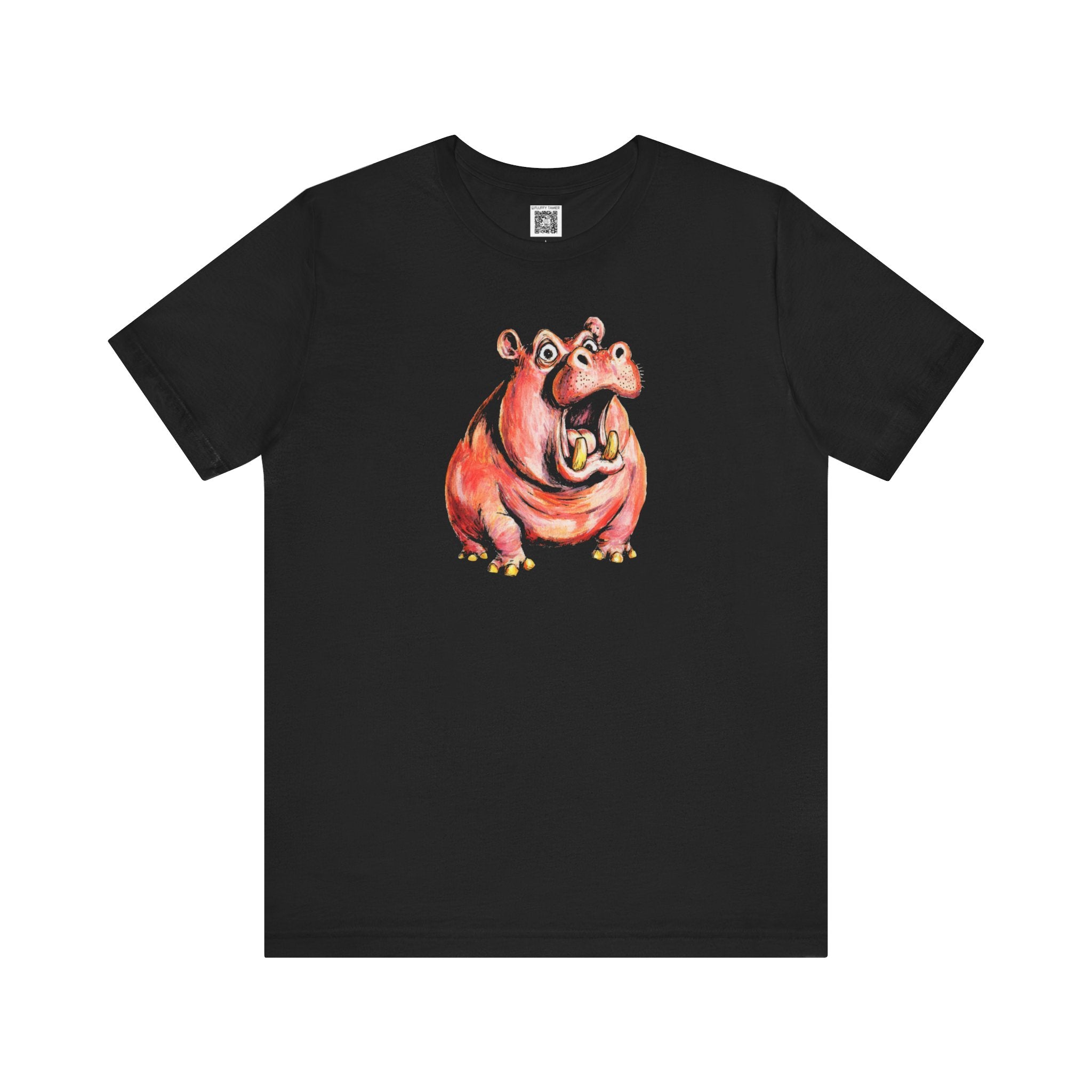 Whimsical Hippo Graphic Tee