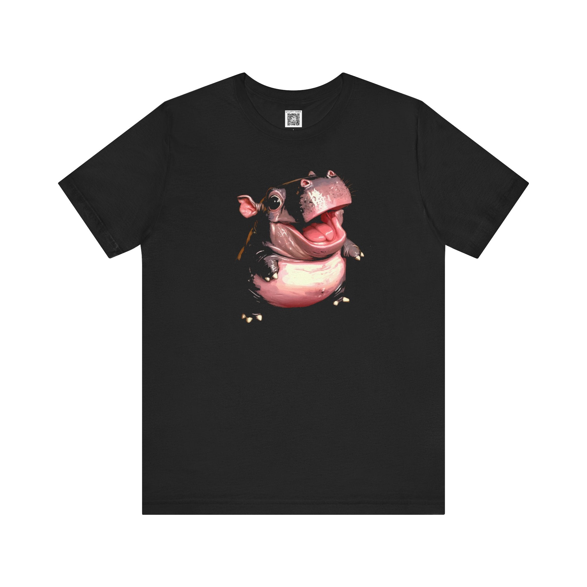 Cute Hippo Graphic T-Shirt