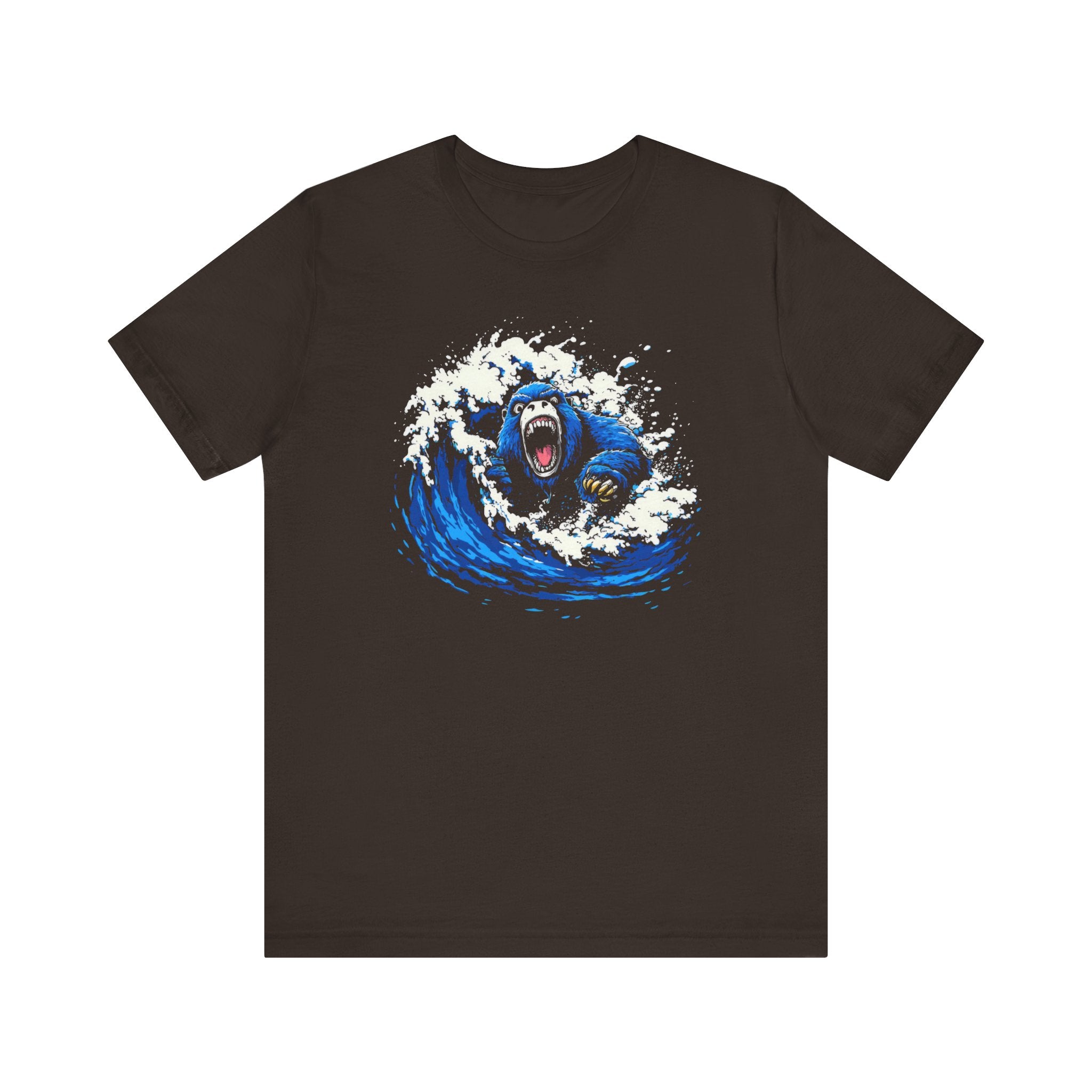 Bigfoot Riding the Wave T-Shirt - Surf’s Up with Sasquatch