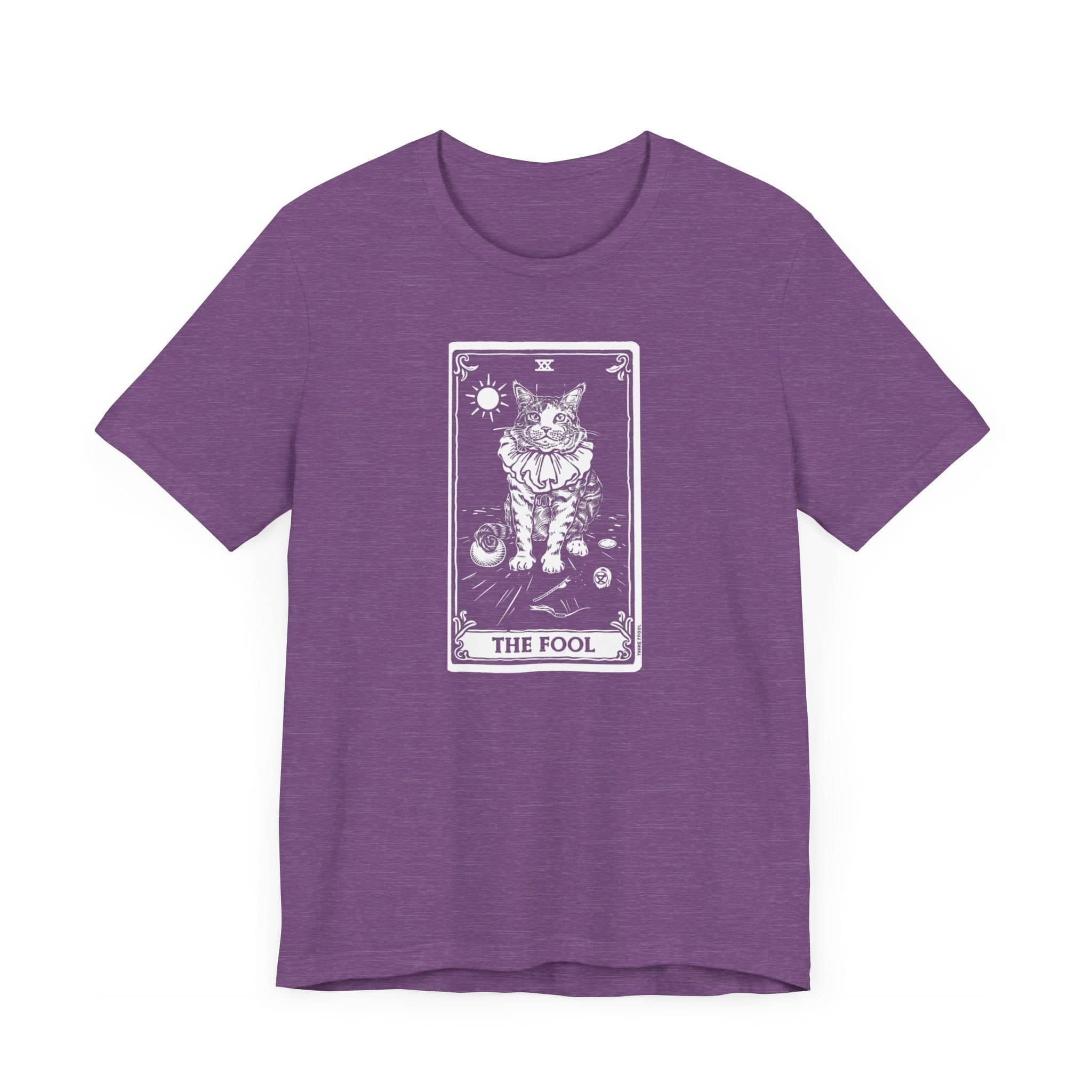 The Fool Tarot Cat T-Shirt